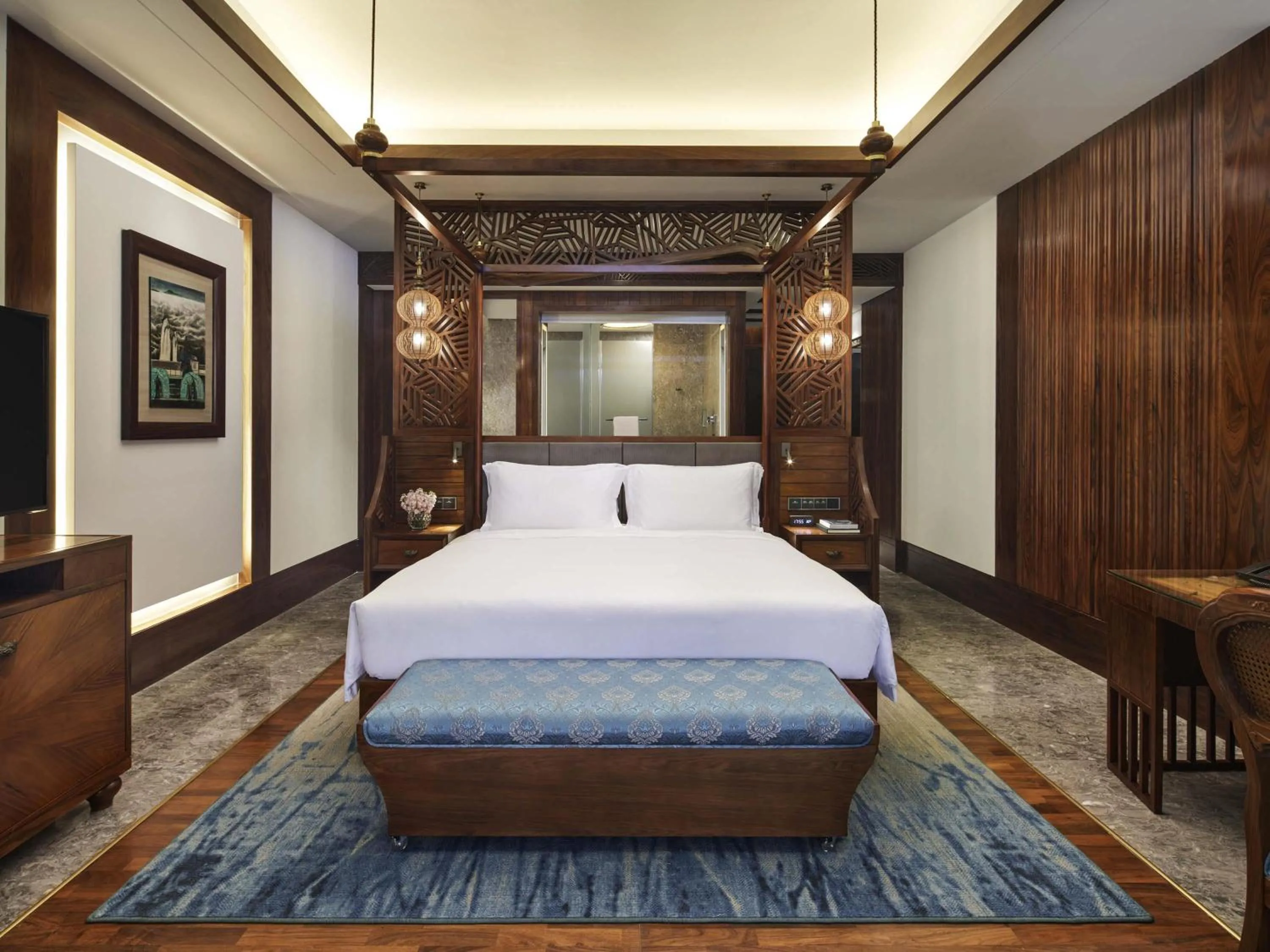 Bedroom, Bed in Fairmont Sanya Haitang Bay