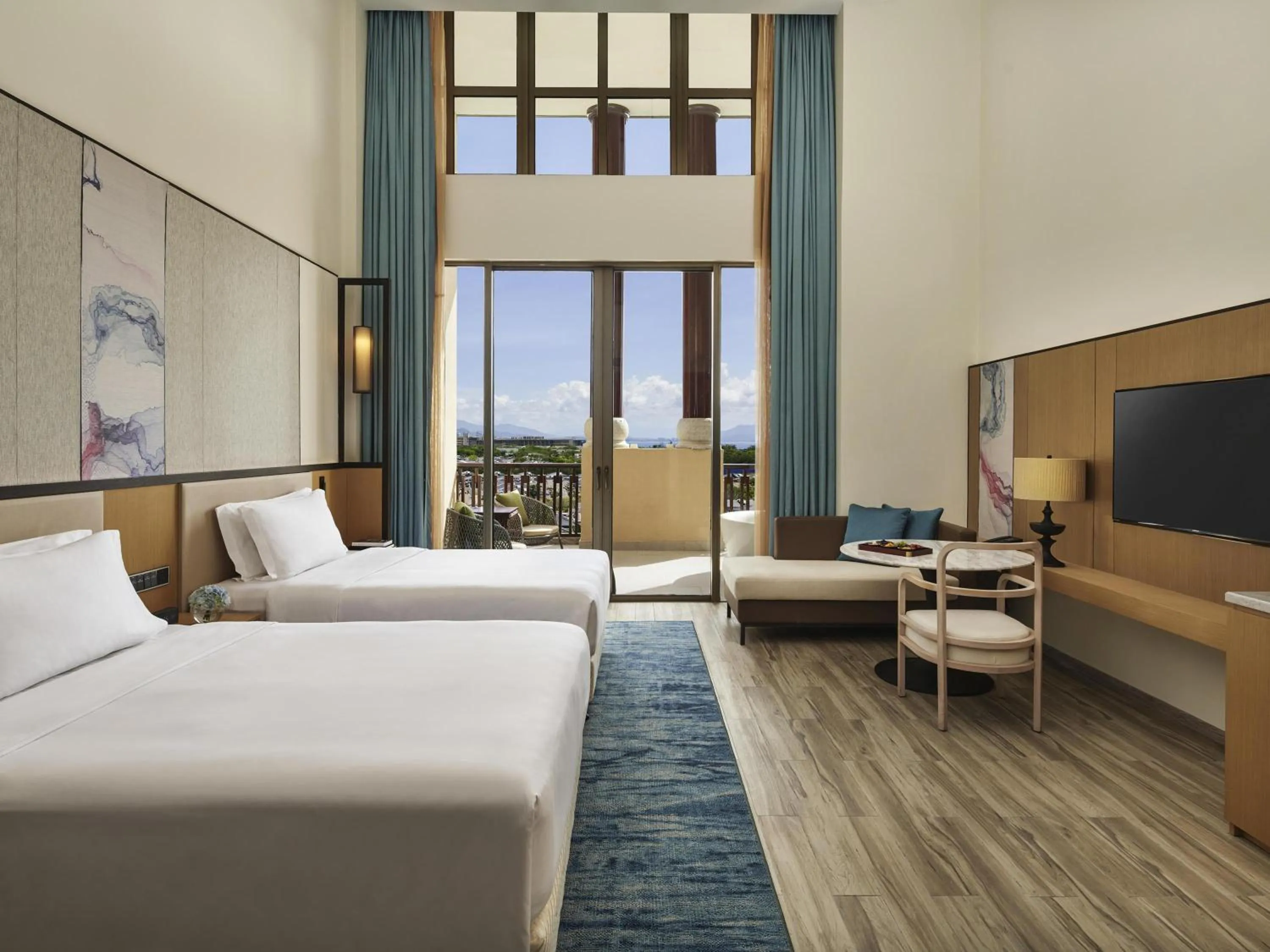 Bedroom, Bed in Fairmont Sanya Haitang Bay