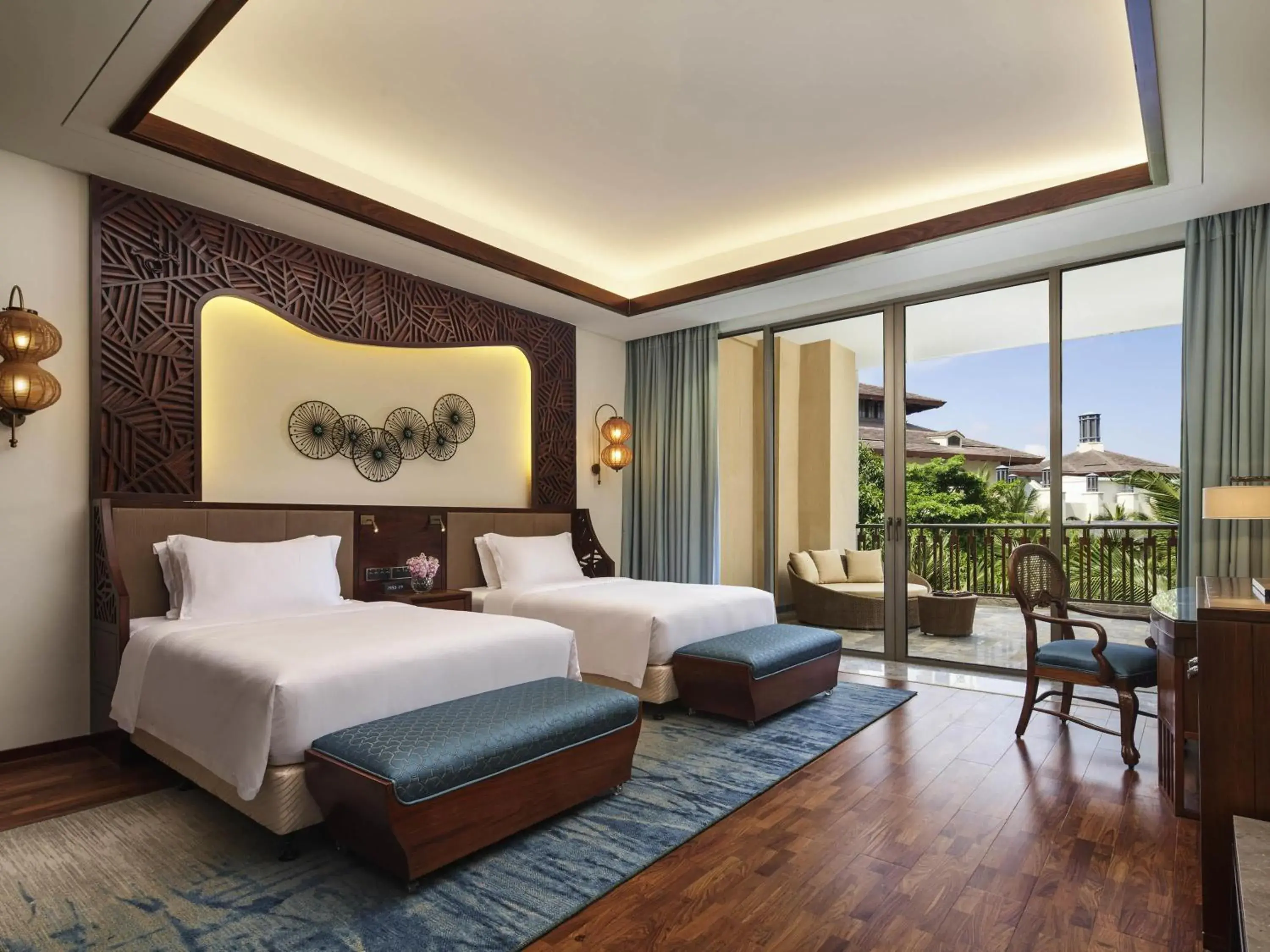 Fairmont Twin,2 Single Size Bed Garden View in Fairmont Sanya Haitang Bay Fairmont Twin,2 Single Size Bed Garden View in Fairmont Sanya Haitang Bay