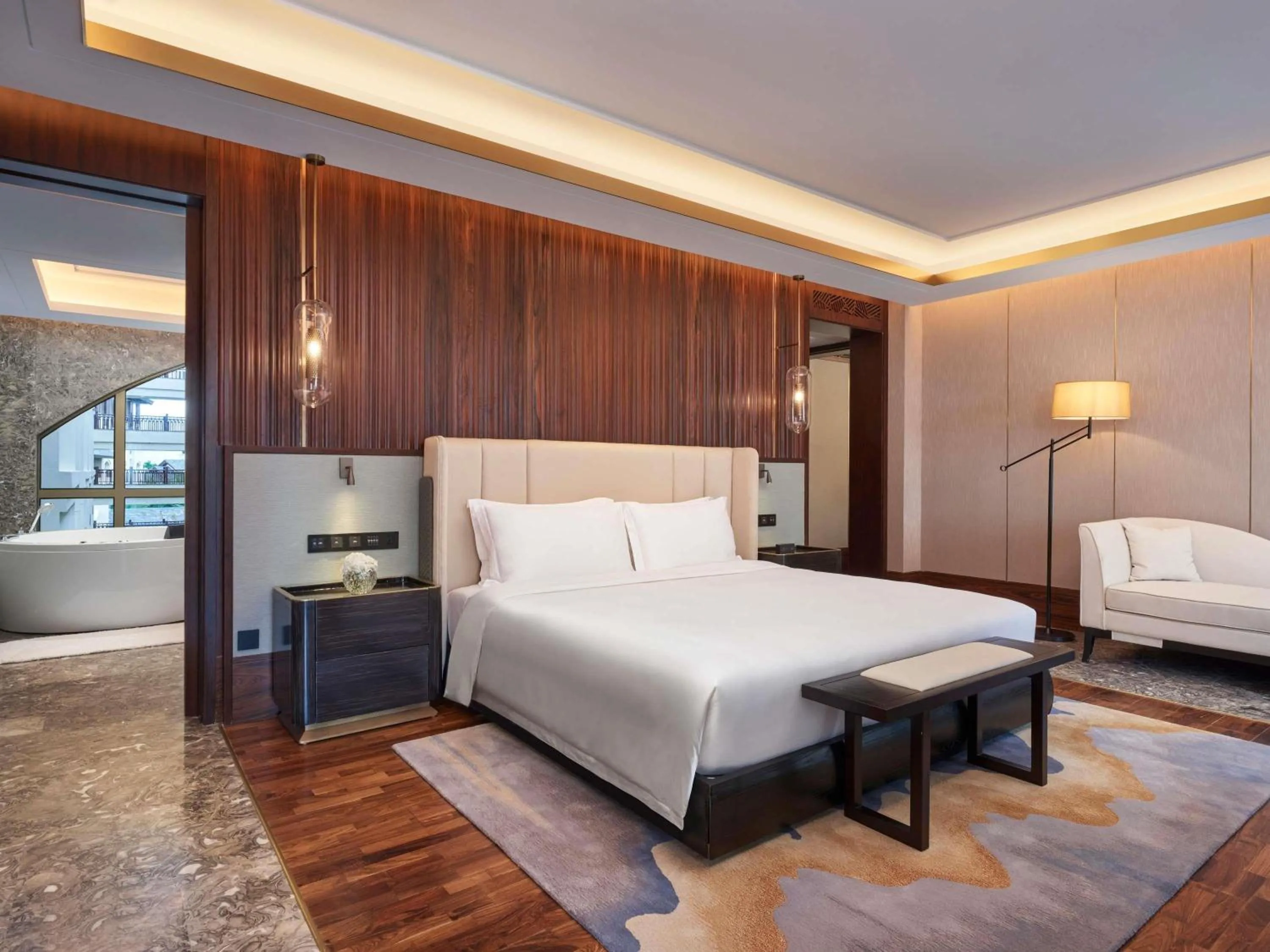 Photo of the whole room, Bed in Fairmont Sanya Haitang Bay