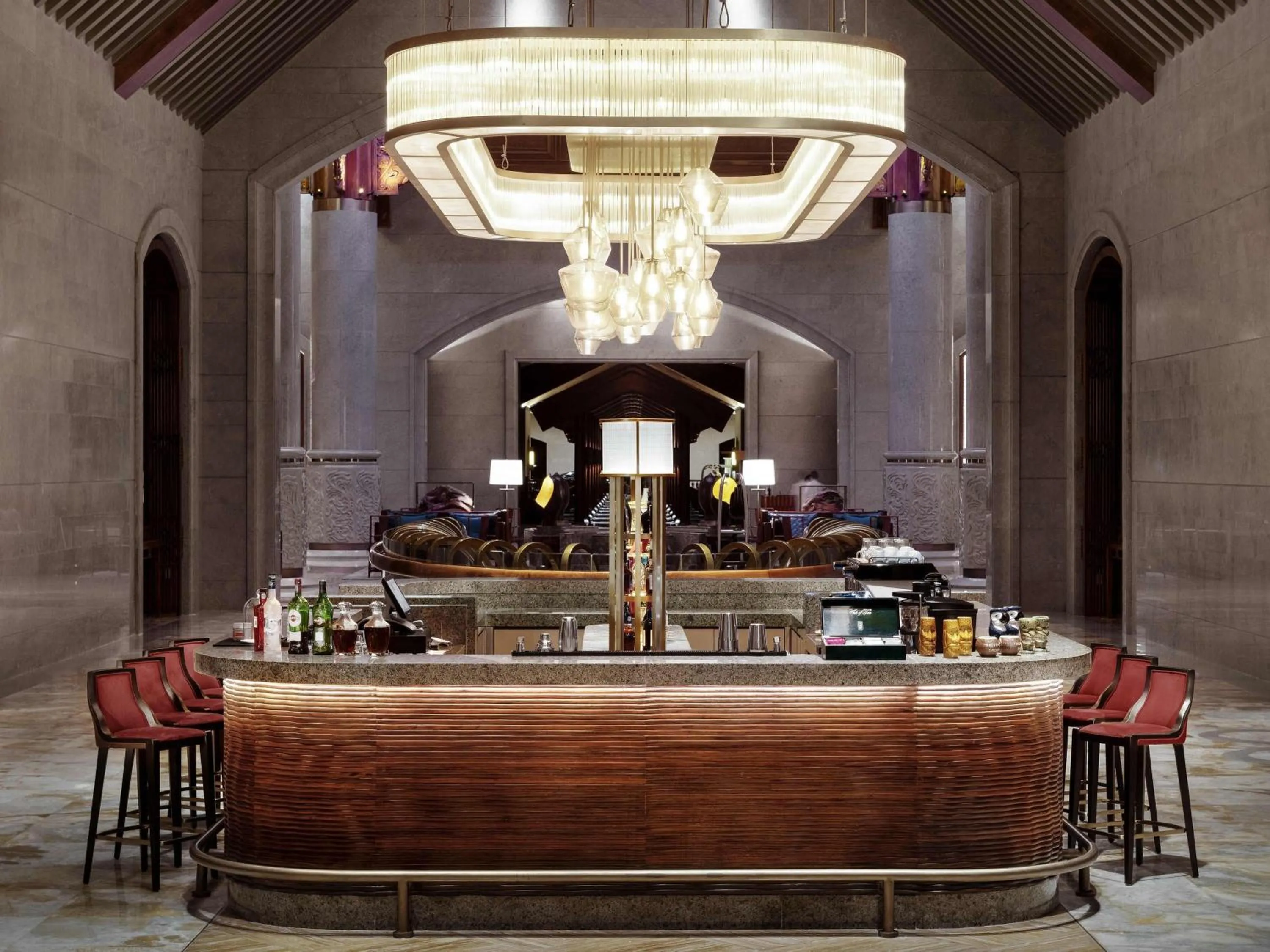 Lounge or bar in Fairmont Sanya Haitang Bay