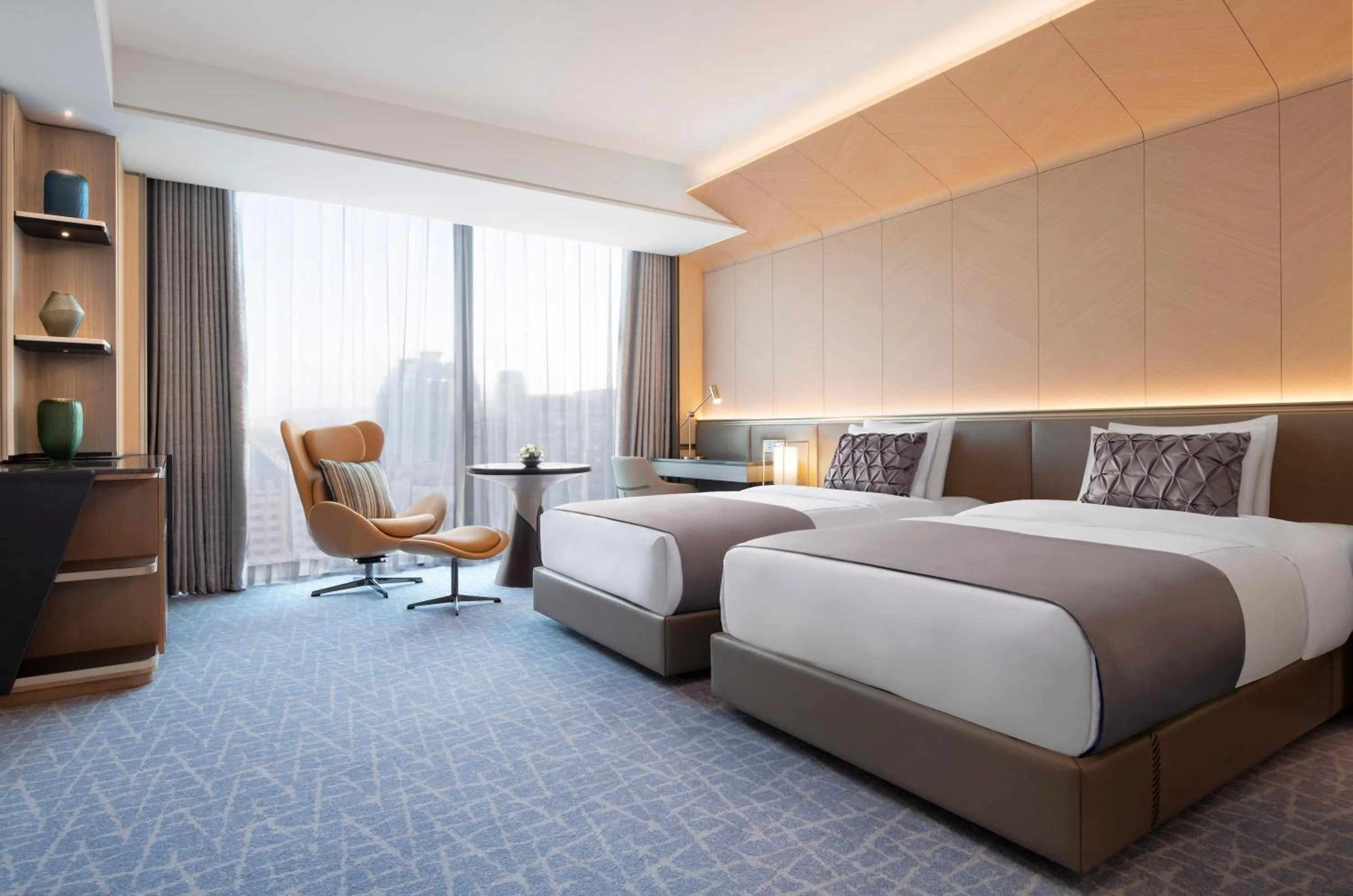 Bed in Fairmont Ambassador Seoul