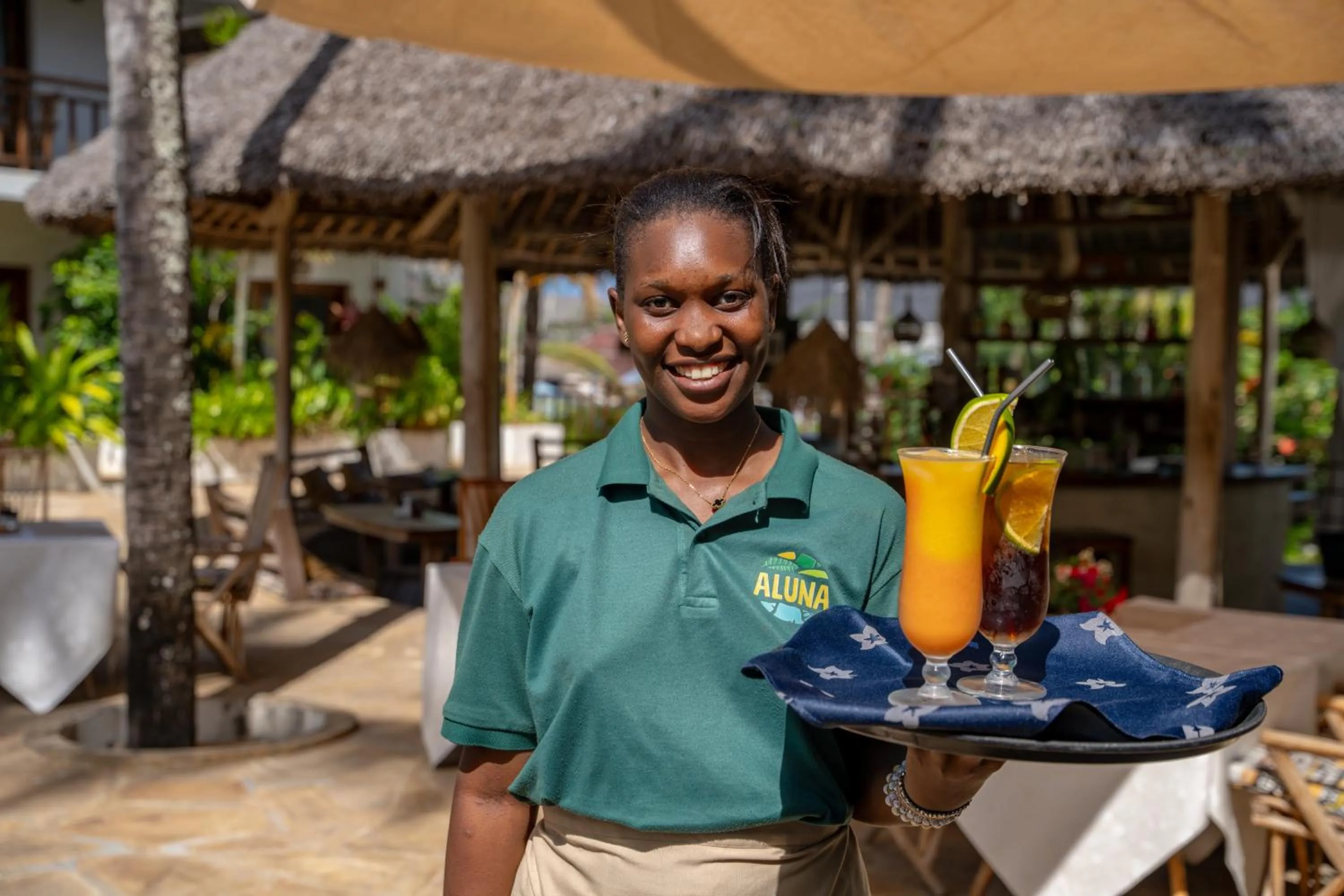 Food and drinks in Aluna Paje