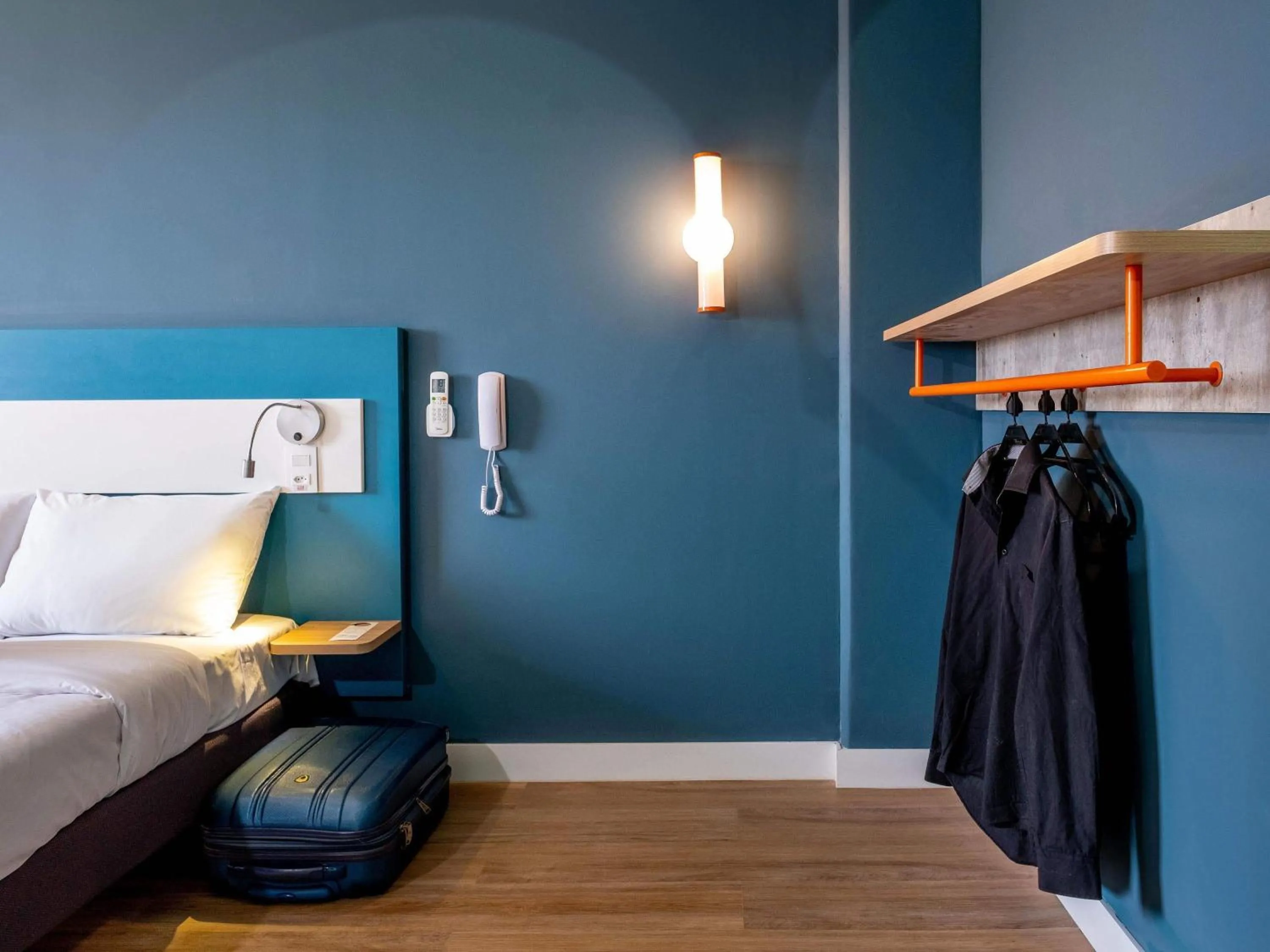 Bedroom, Bed in ibis budget Leme SP