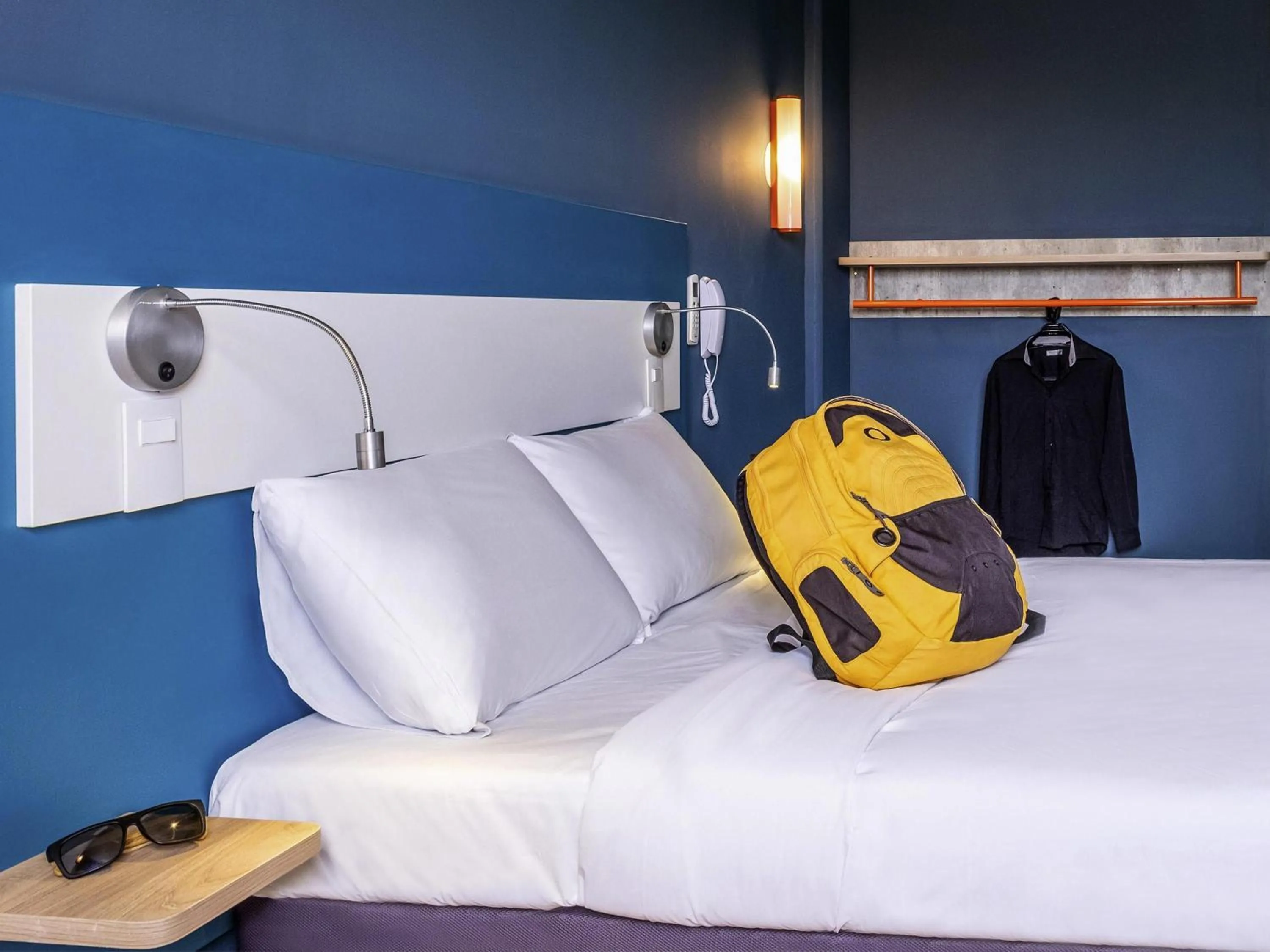 Bedroom, Bed in ibis budget Leme SP