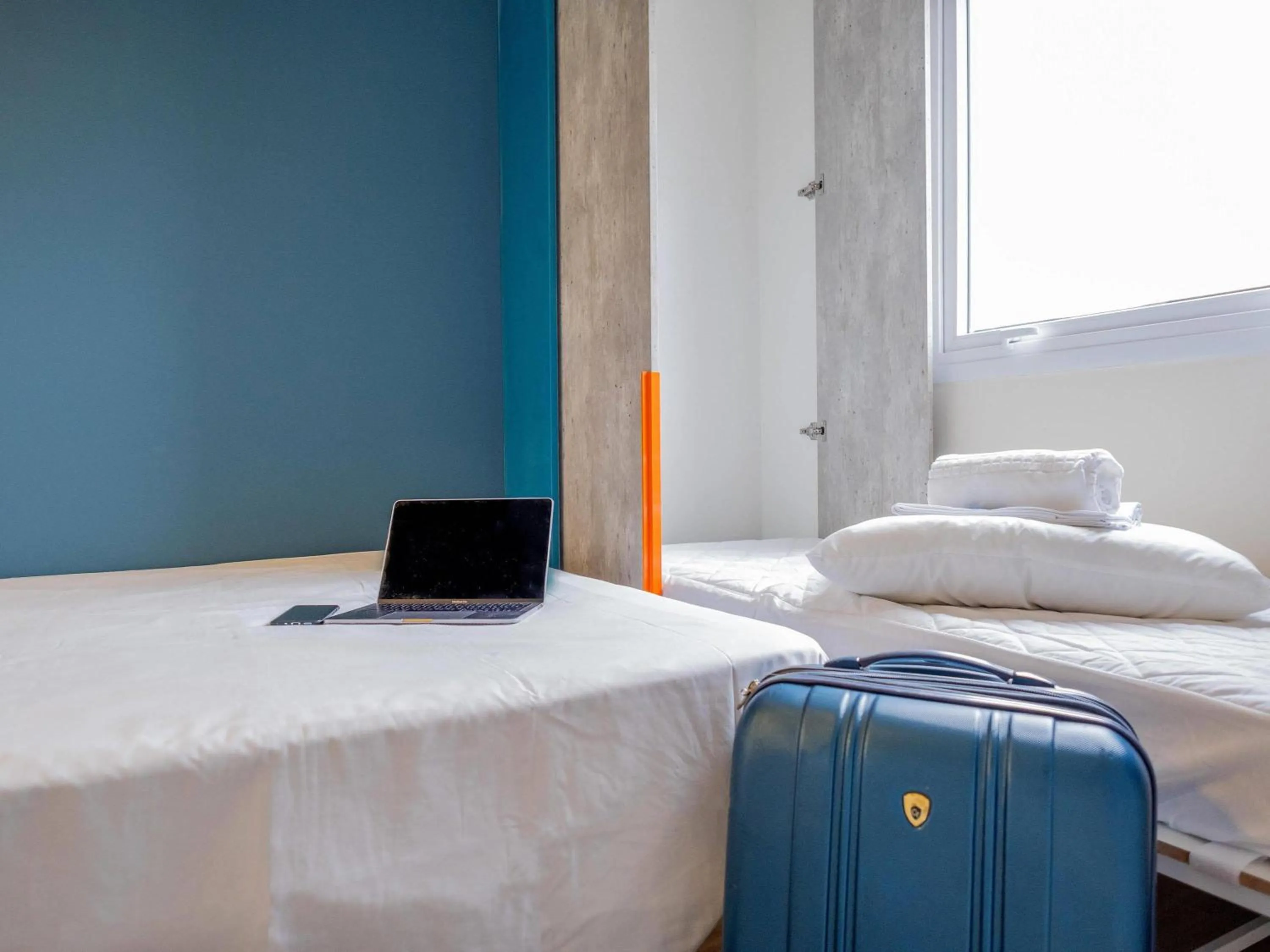 Bedroom, Bed in ibis budget Leme SP