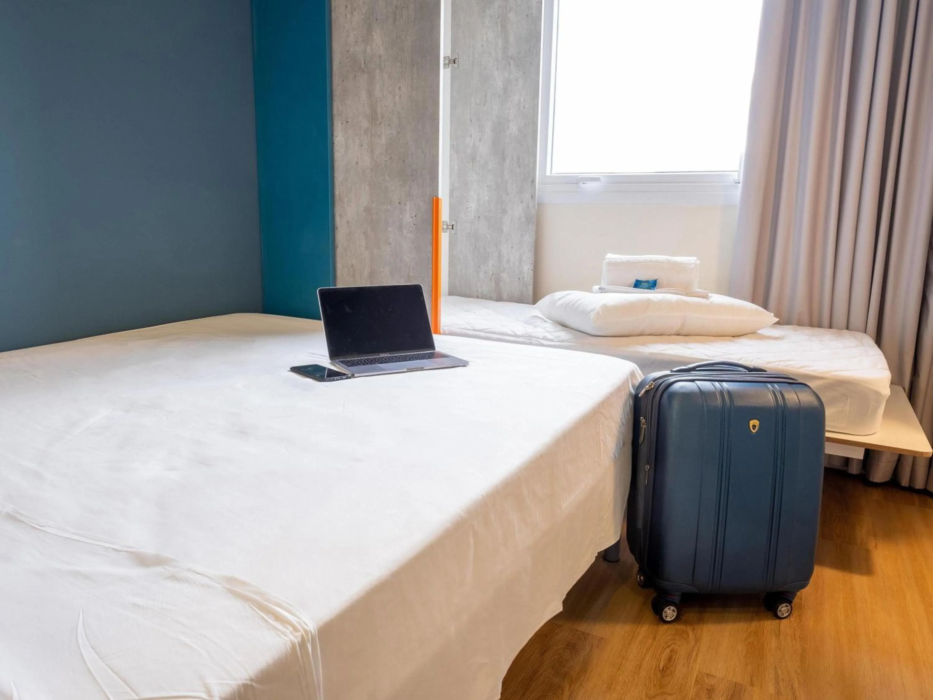 Bedroom, Bed in ibis budget Leme SP