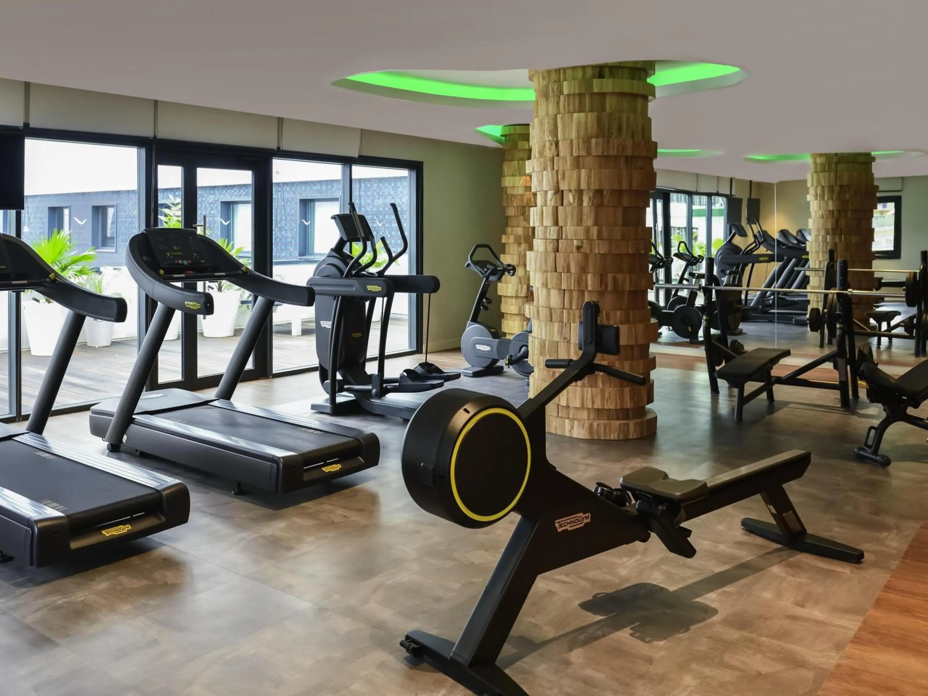 Fitness centre/facilities in Movenpick Hotel Abidjan-Accor Group