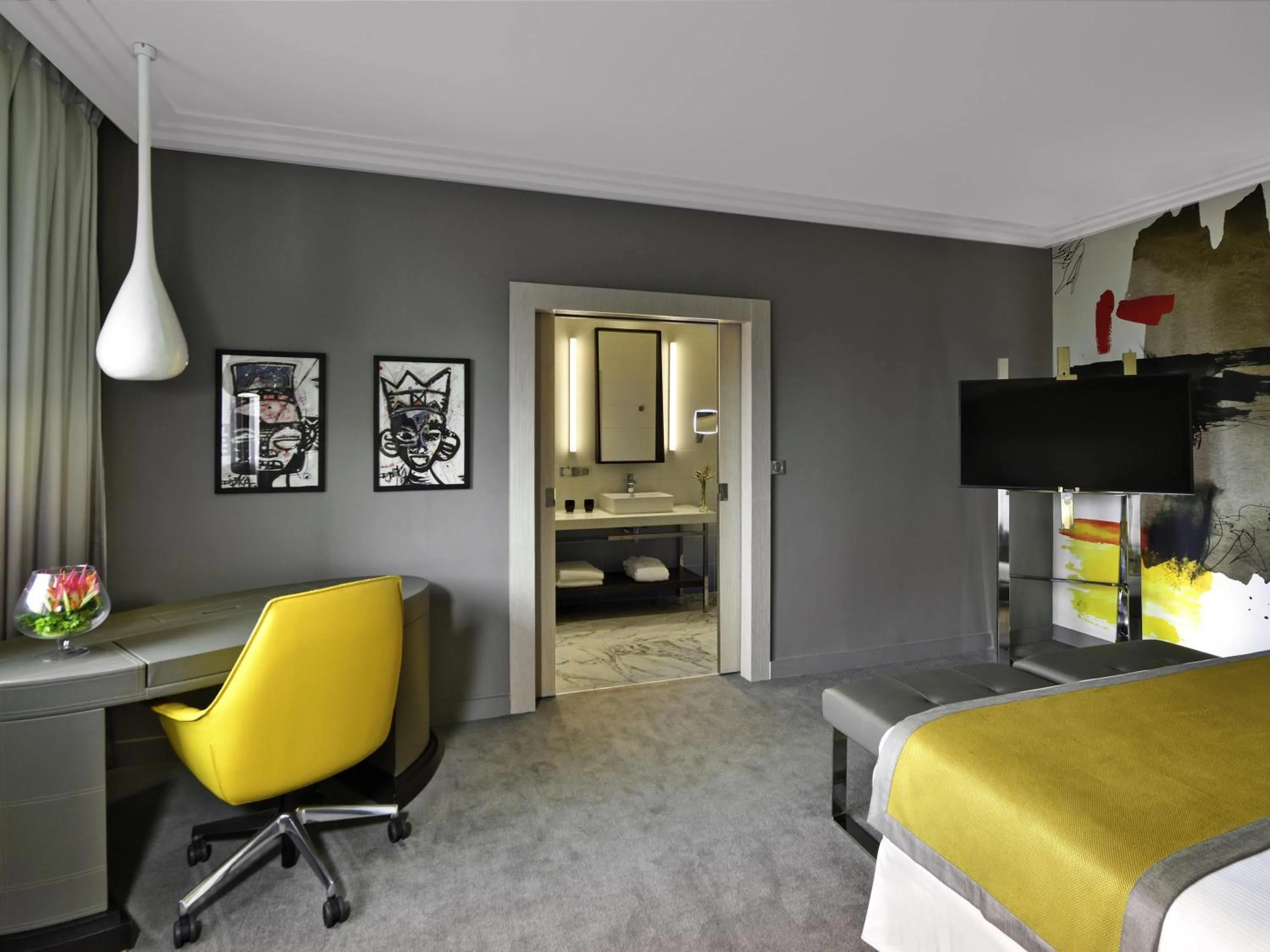 Bedroom, Bed in Movenpick Hotel Abidjan-Accor Group