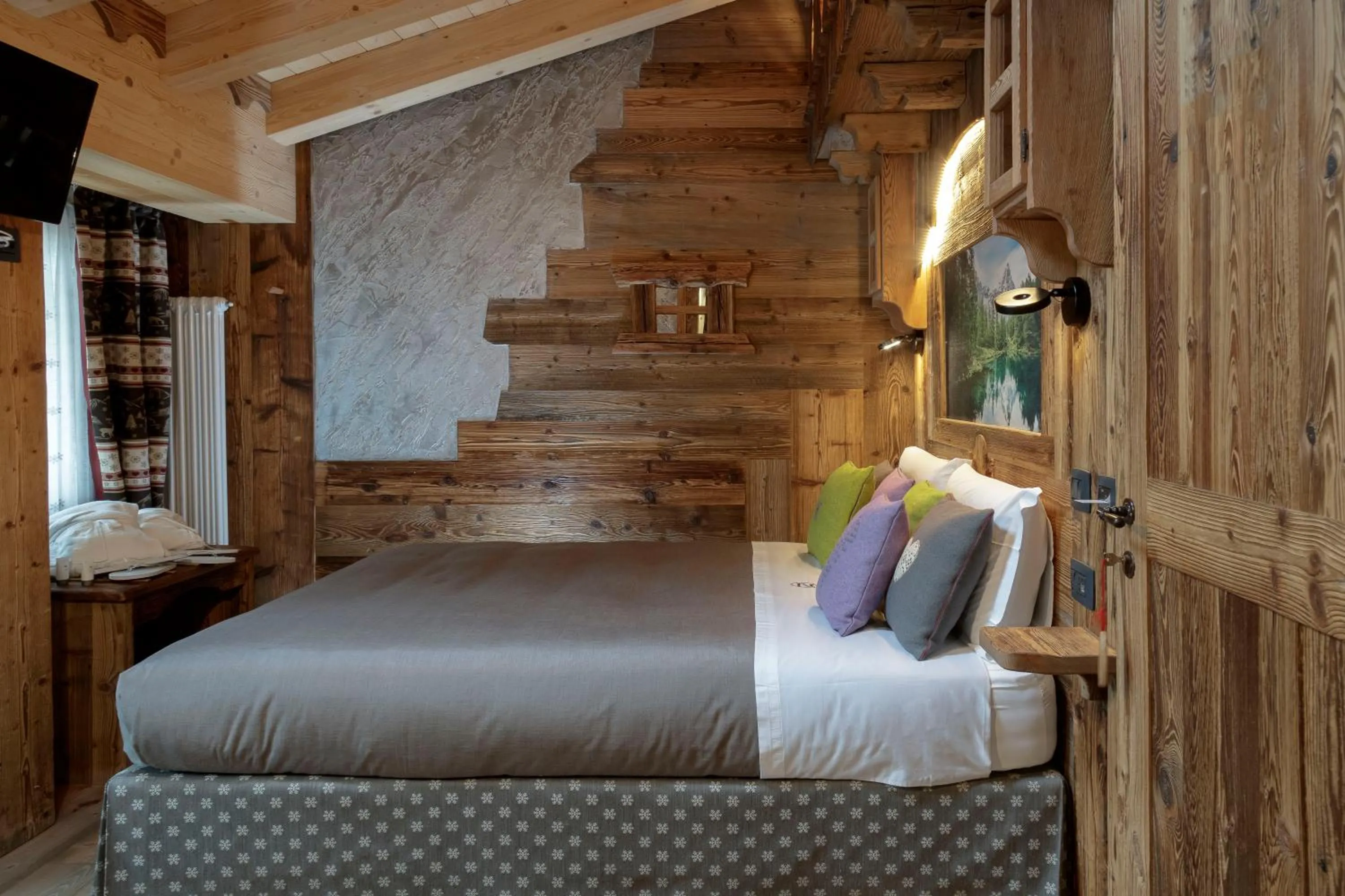 Bedroom, Bed in Francois Boutique Rooms - Matterhorn Retreat & SPA in Cervinia
