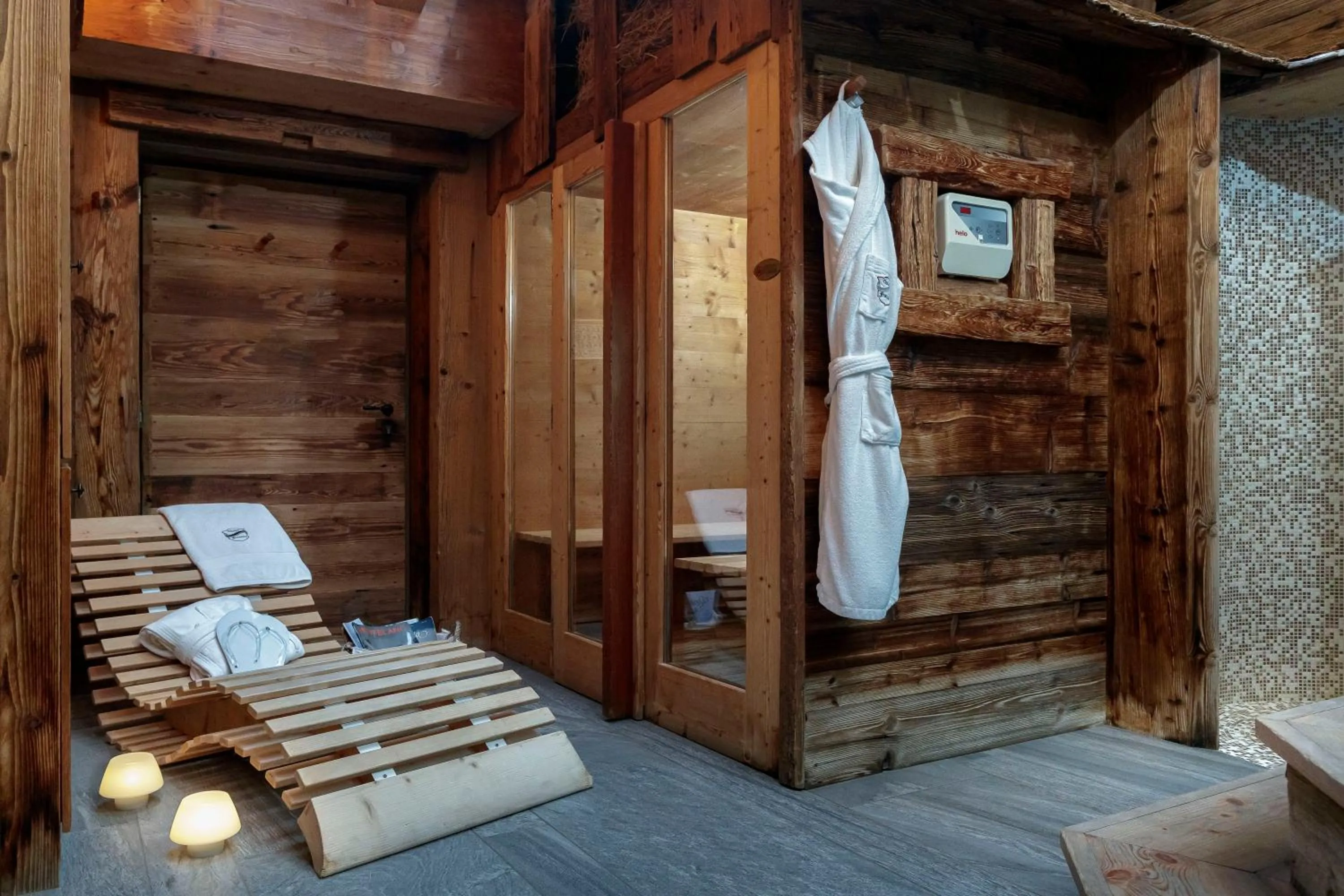 Sauna in Francois Boutique Rooms - Matterhorn Retreat & SPA in Cervinia