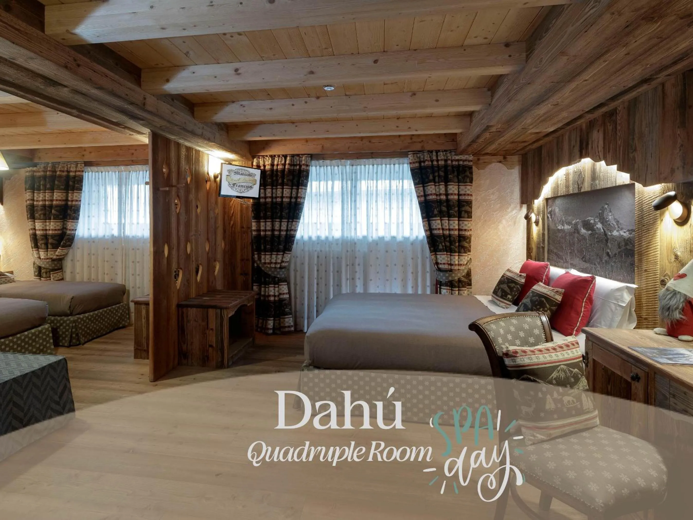 Bedroom, Bed in Francois Boutique Rooms - Matterhorn Retreat & SPA in Cervinia