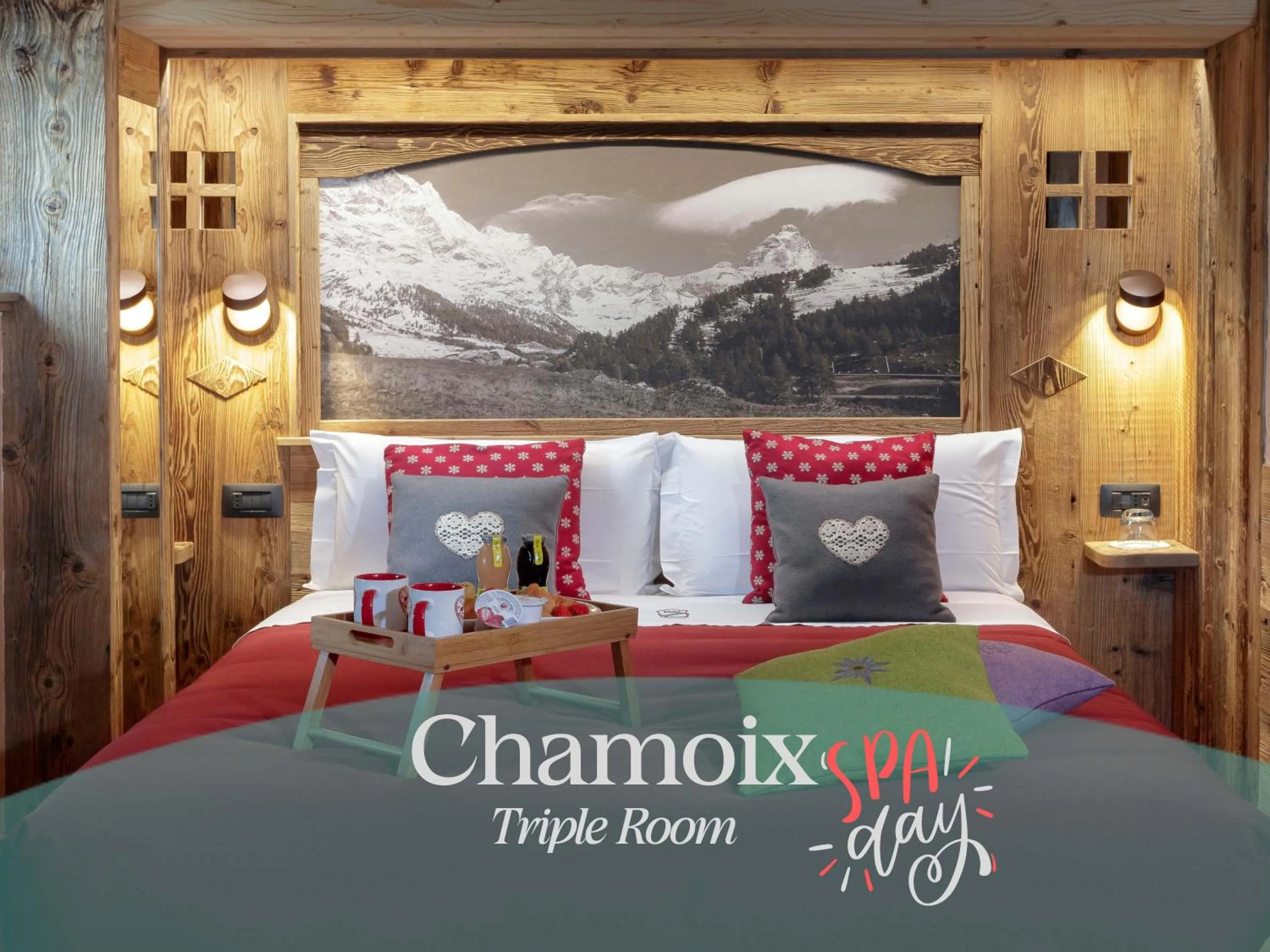 Bedroom, Bed in Francois Boutique Rooms - Matterhorn Retreat & SPA in Cervinia