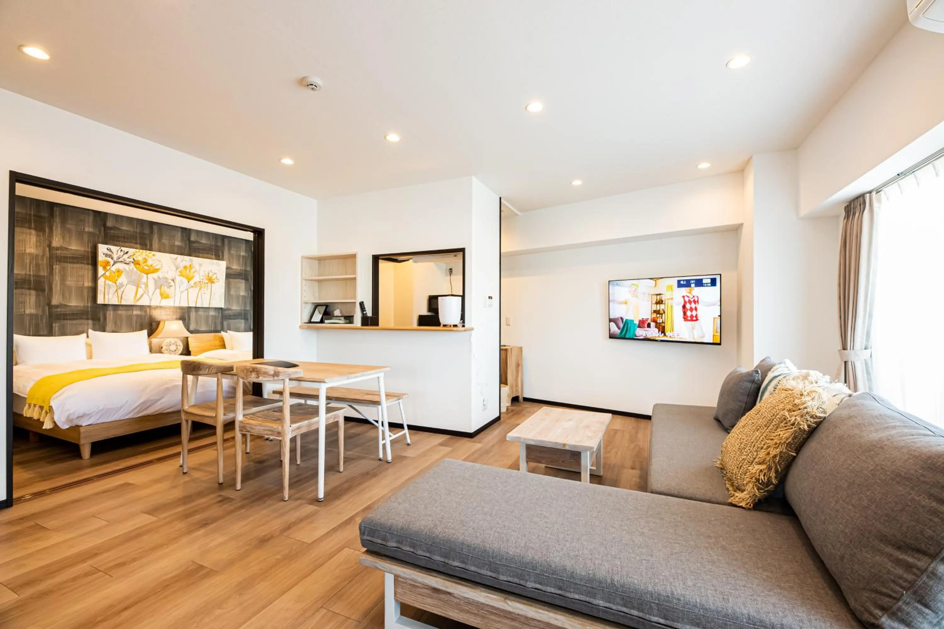 Living room in Tomariehotel & condominium