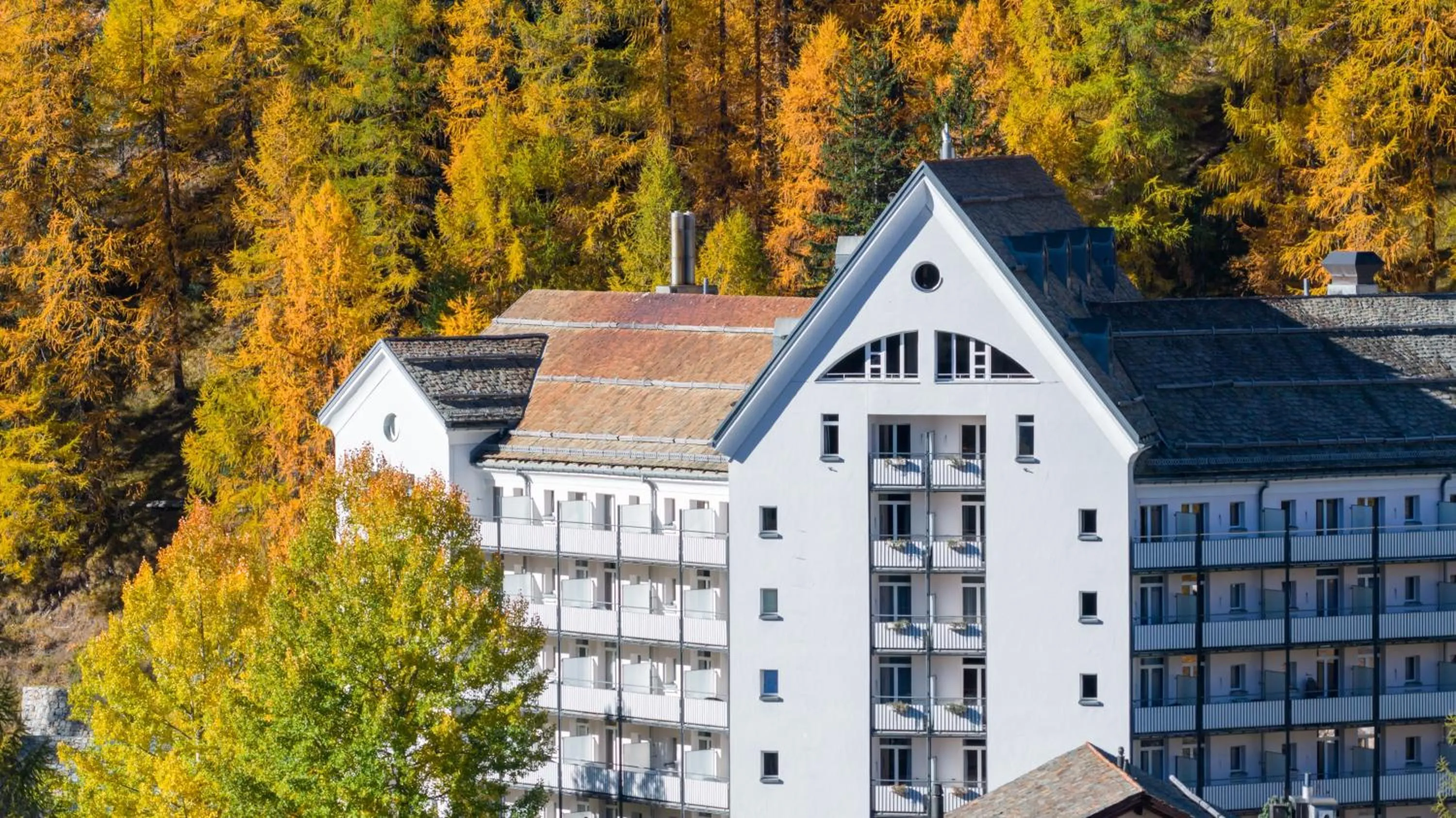 Property building in Hotel Schweizerhof Sils Maria, a Faern Collection Hotel