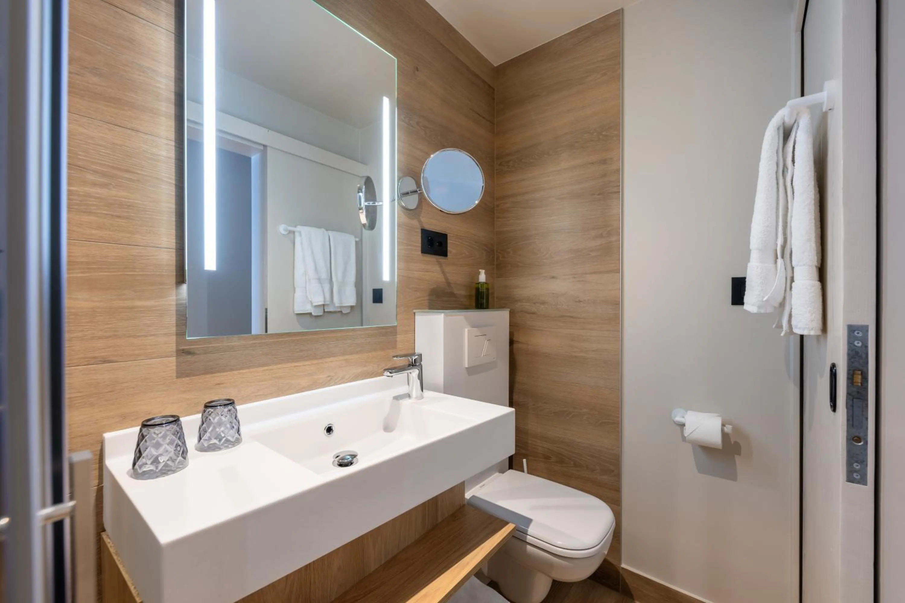 Bathroom in Hotel Schweizerhof Sils Maria, a Faern Collection Hotel