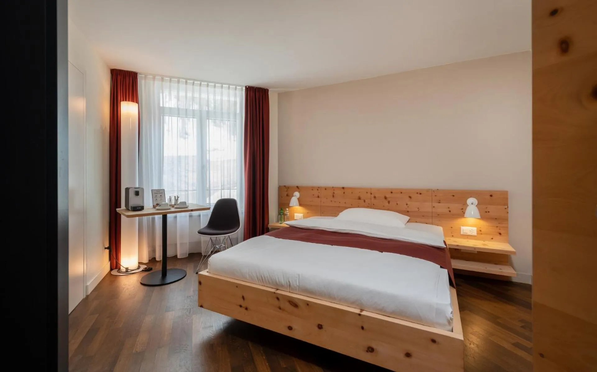 Bedroom, Bed in Hotel Schweizerhof Sils Maria, a Faern Collection Hotel