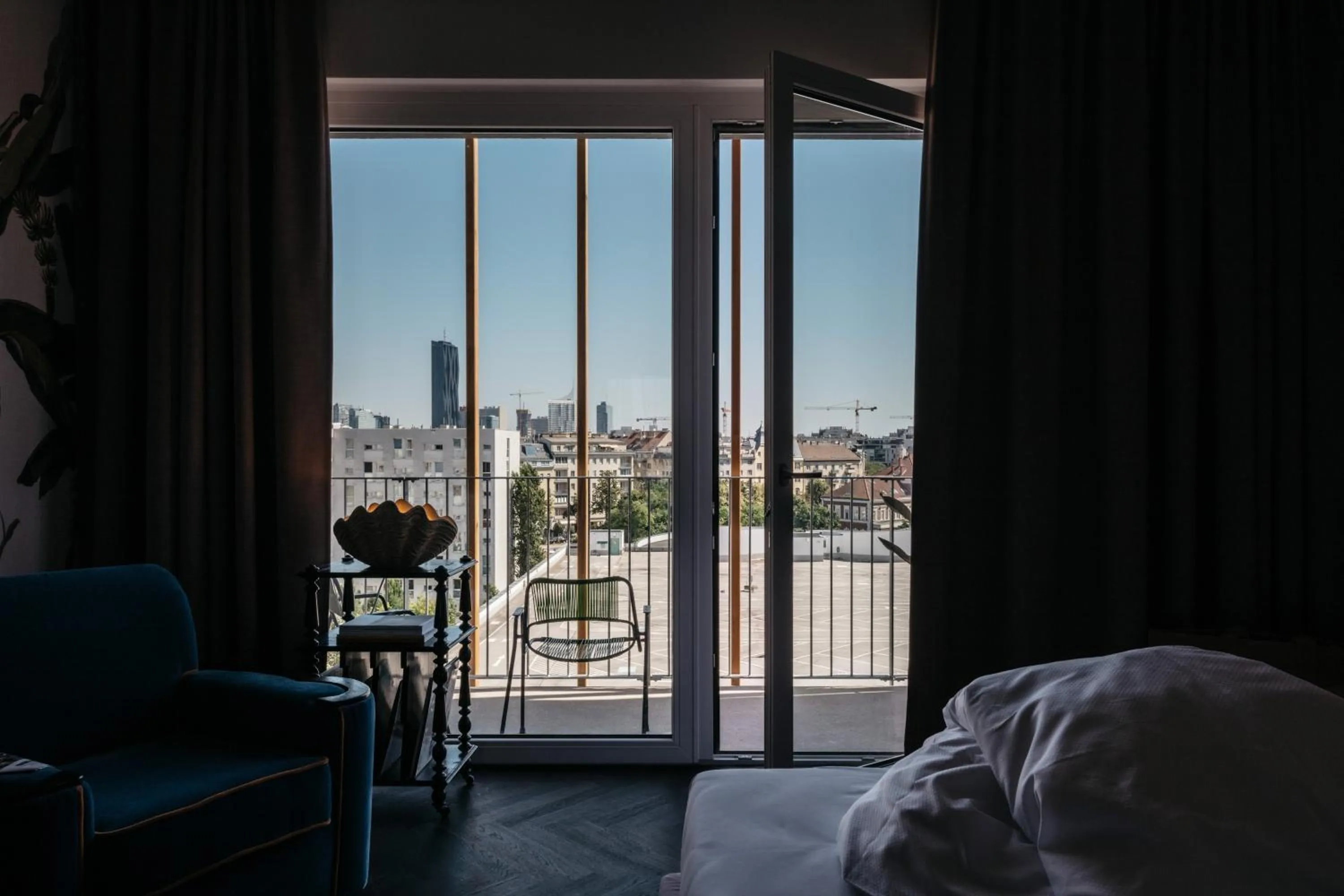 Balcony/Terrace in Superbude Wien Prater