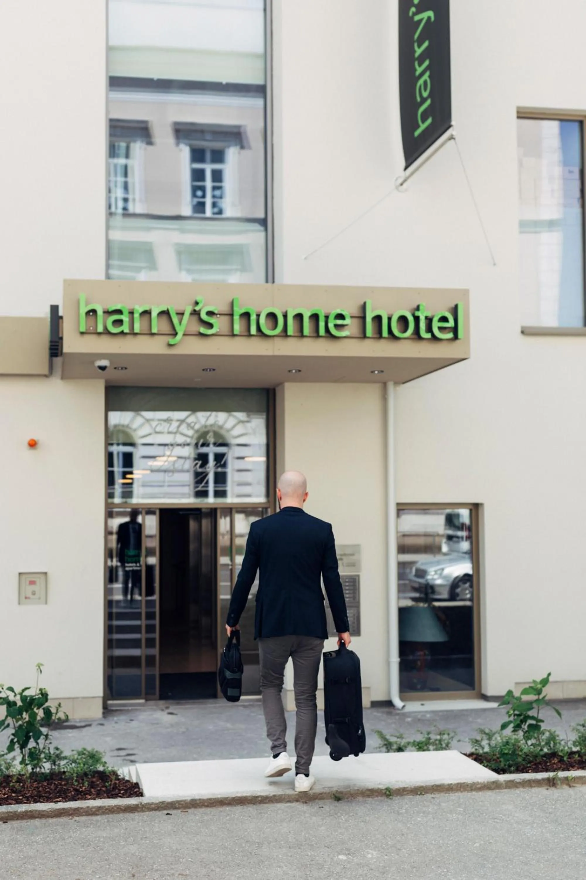 Property building in harry's home Steyr hotel & apartments