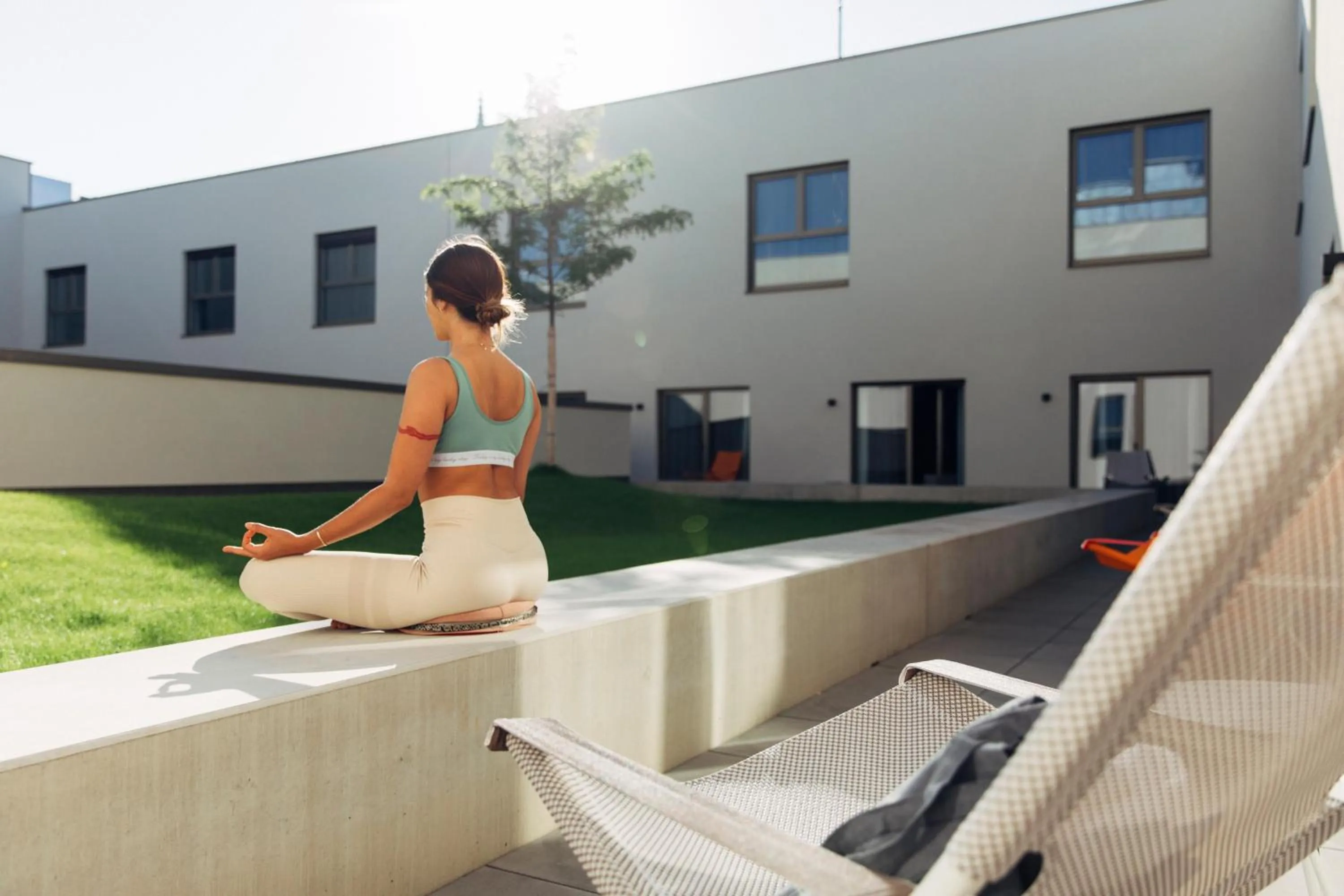 Balcony/Terrace in harry's home Steyr hotel & apartments