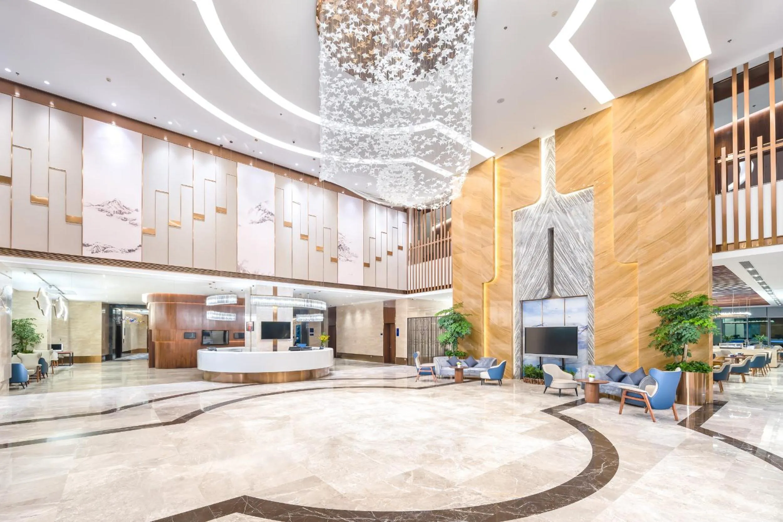 Lobby or reception in Novotel Changsha International Exhibition Center