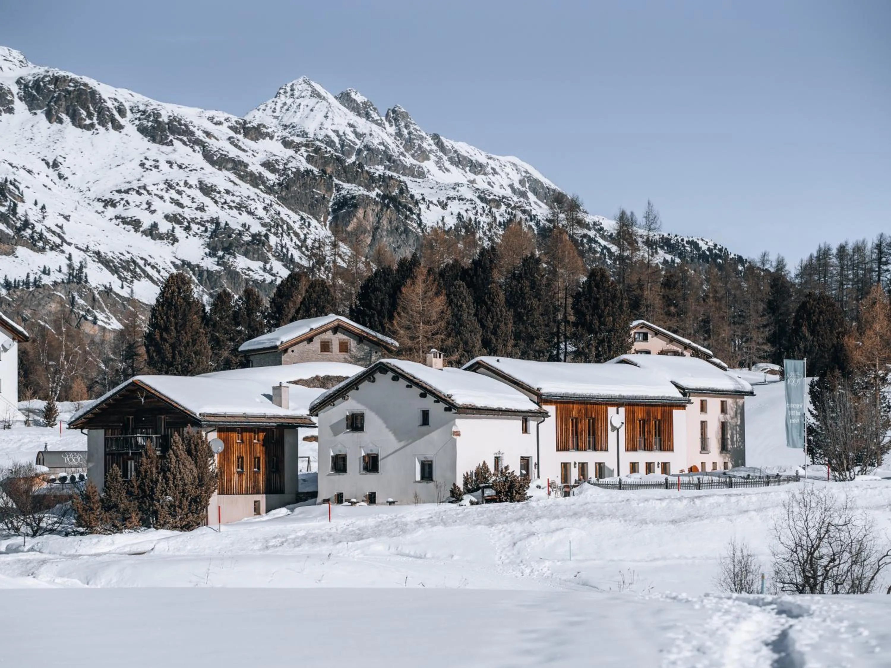 Property building in Hotel Chesa Pool