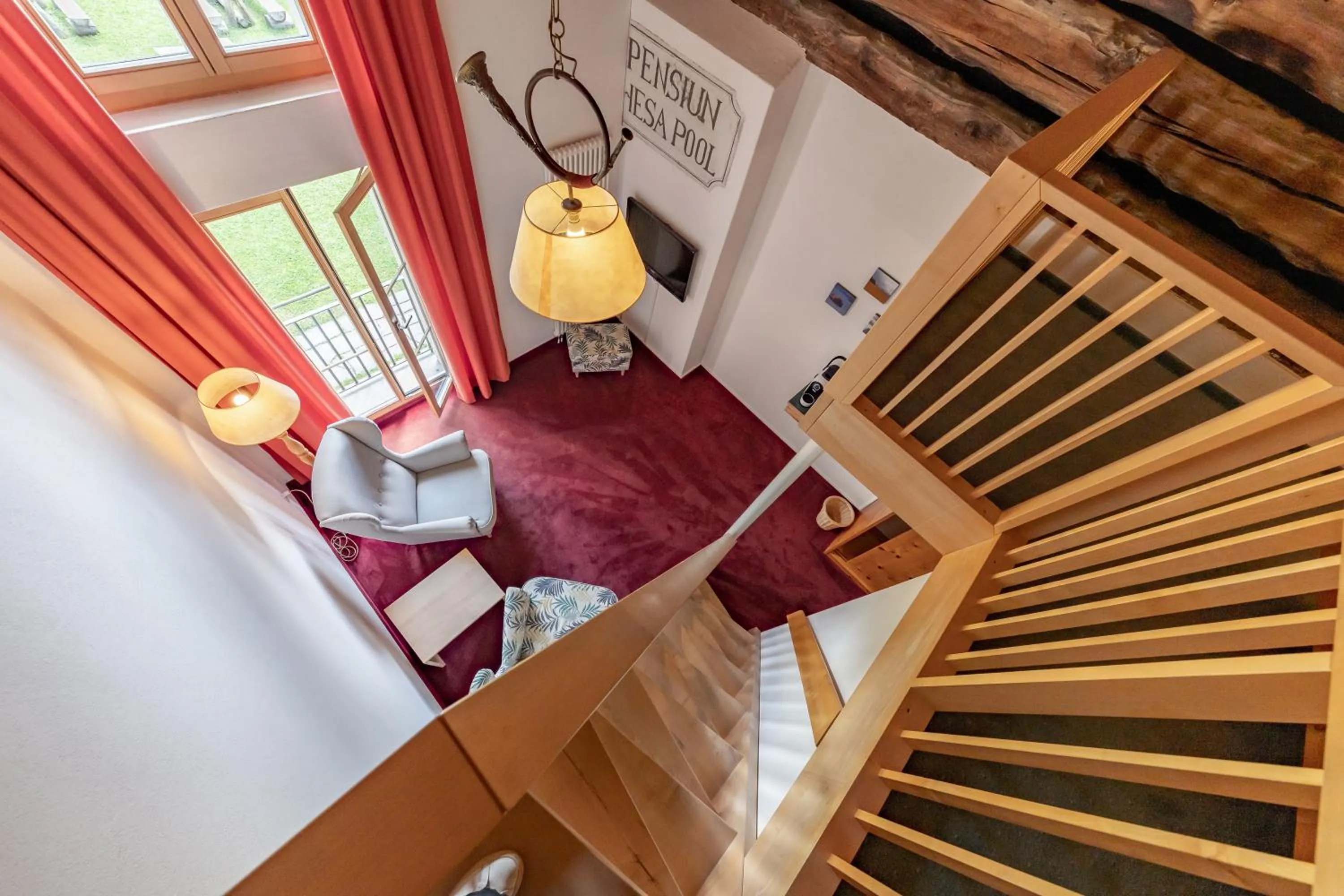 Living room in Hotel Chesa Pool