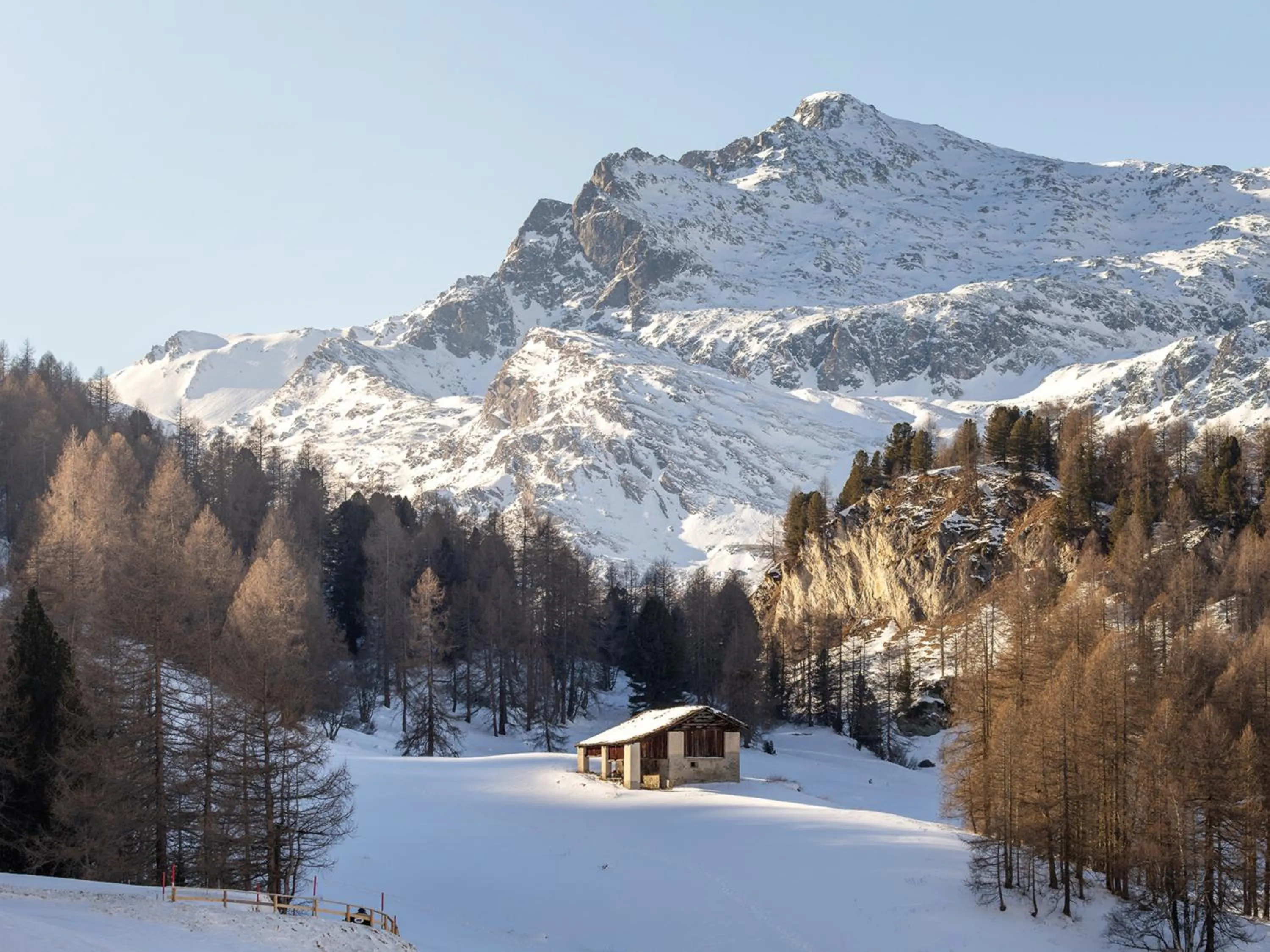 Natural landscape in Hotel Chesa Pool