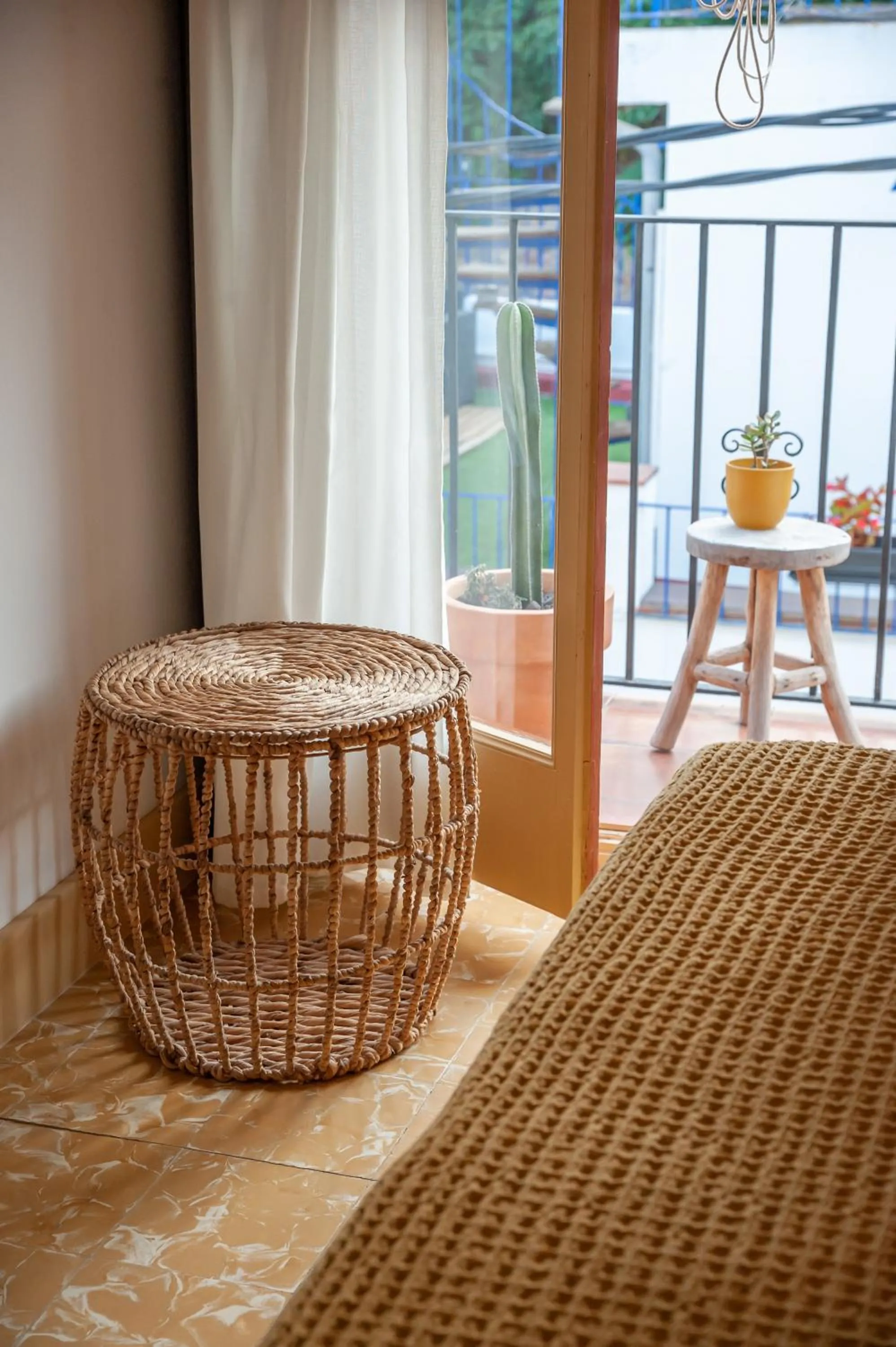 Balcony/Terrace in Hostal Sa Teula