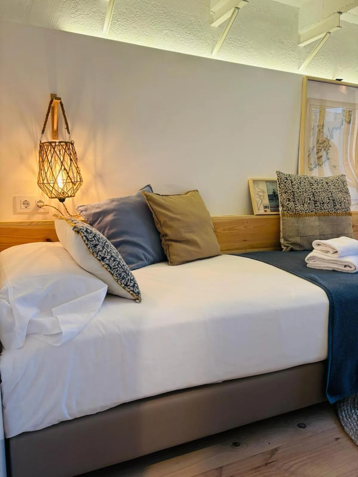 Bed in Hostal Sa Teula