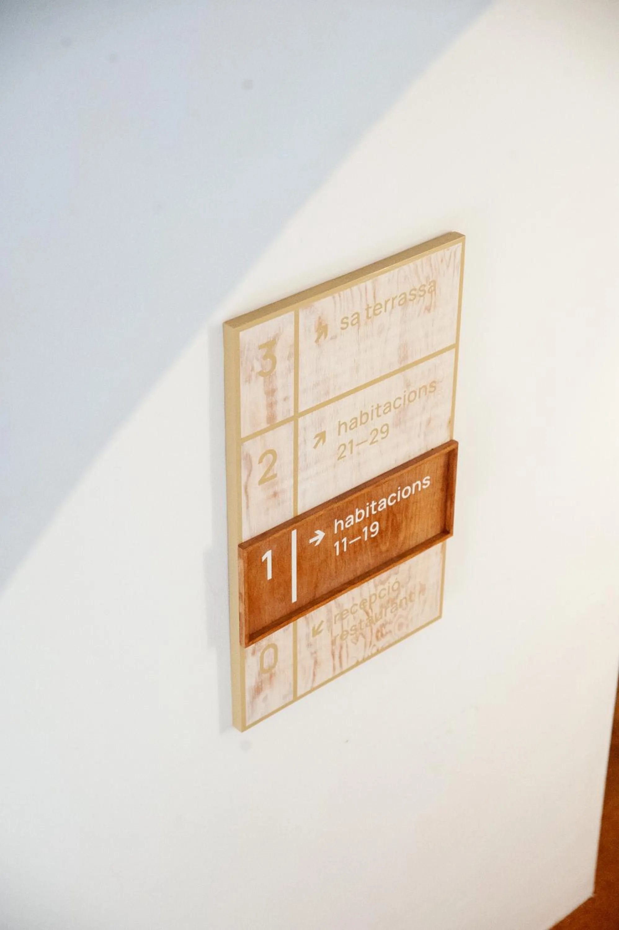 Decorative detail in Hostal Sa Teula