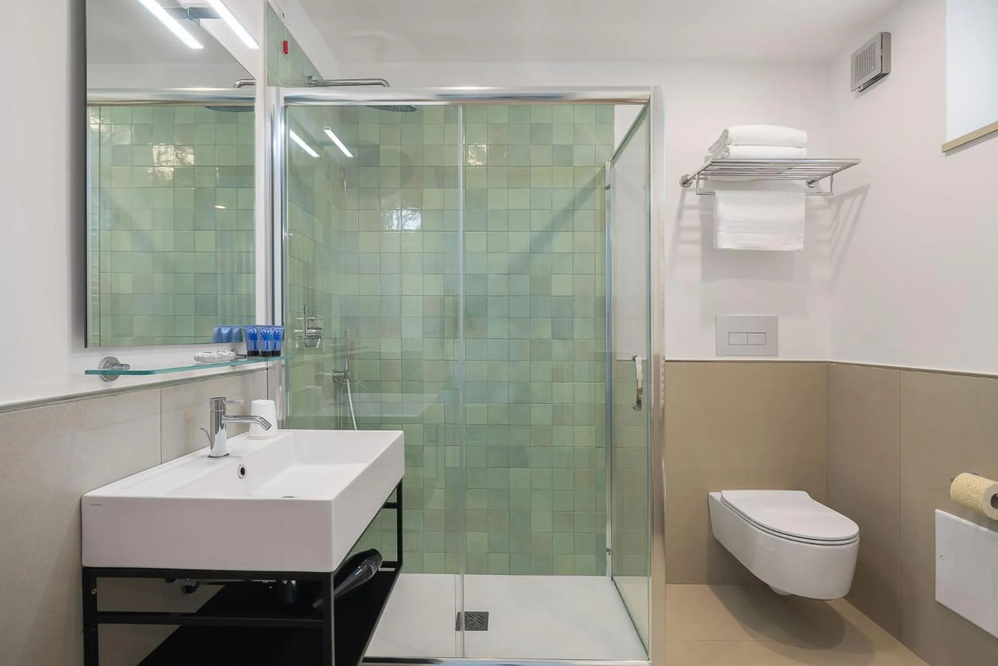 Shower in Seaside Hotel