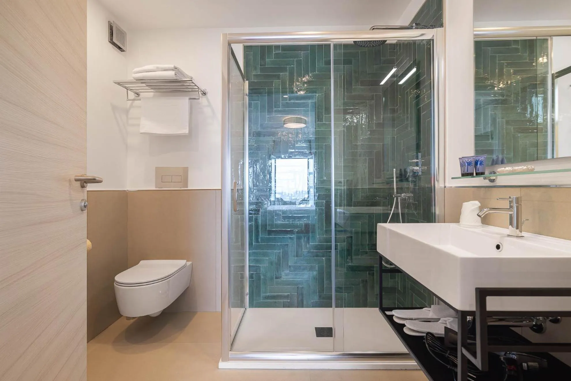 Shower in Seaside Hotel