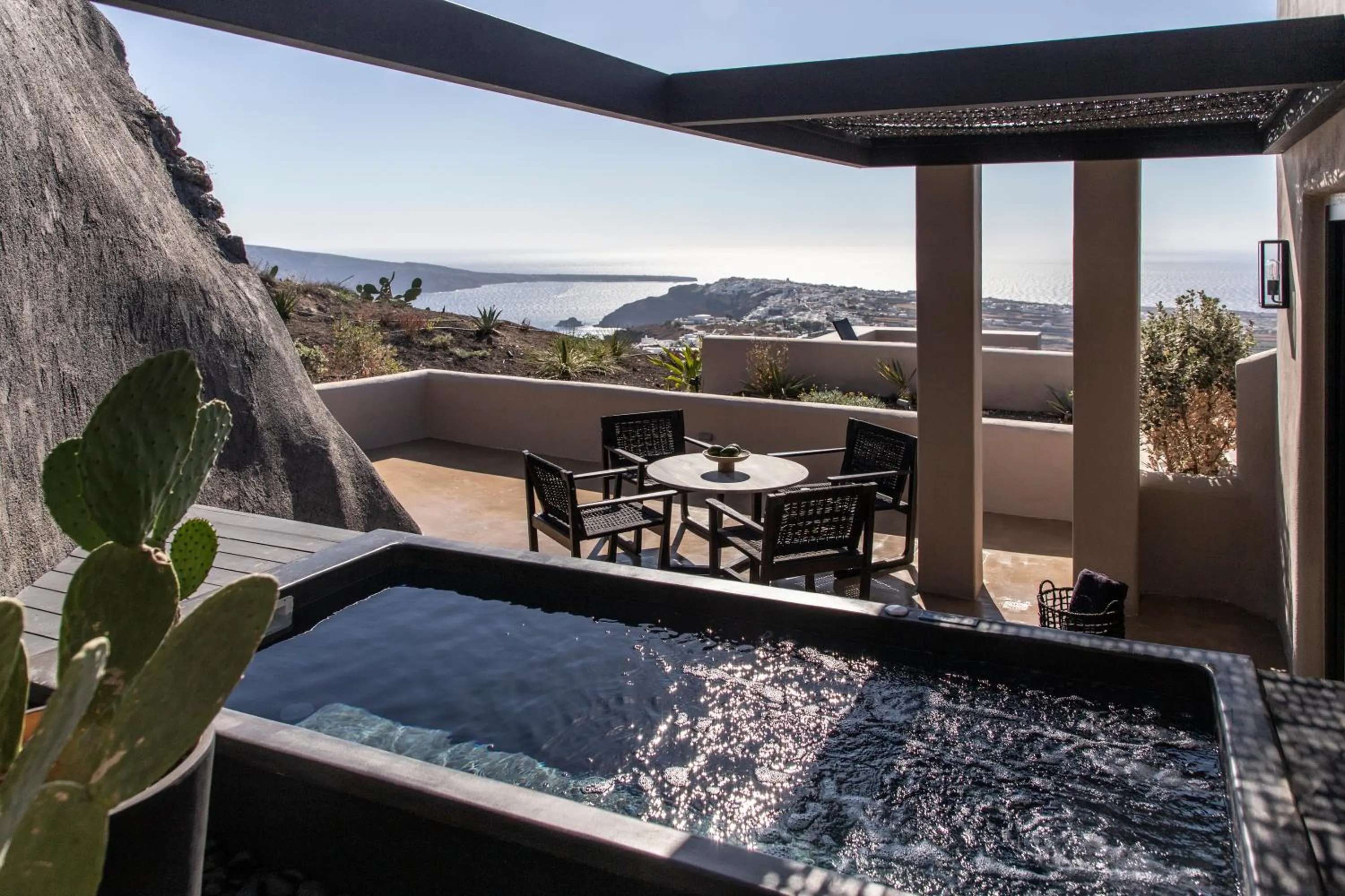 Hot Tub in Nimbus Santorini