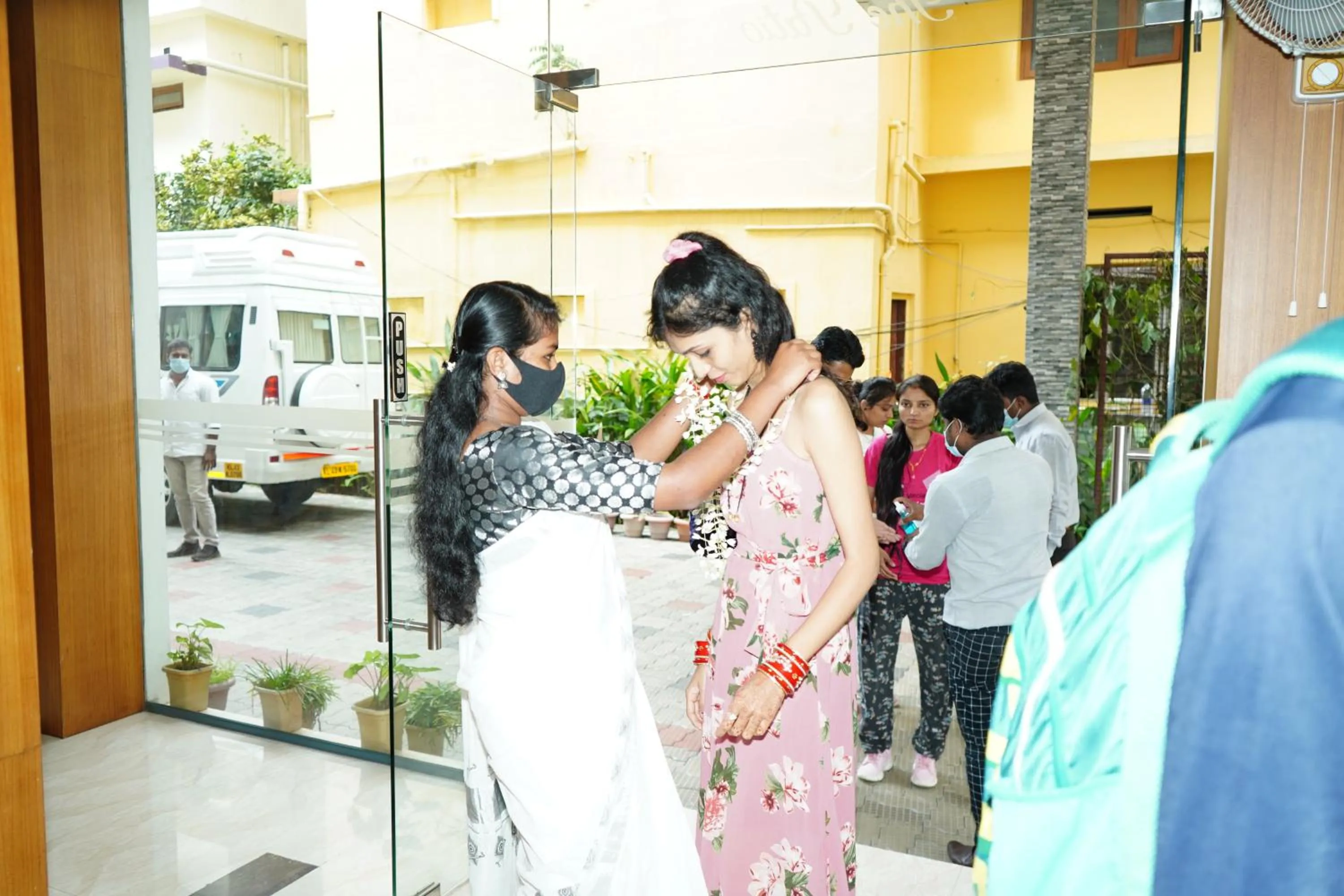 People in The Patio Thekkady