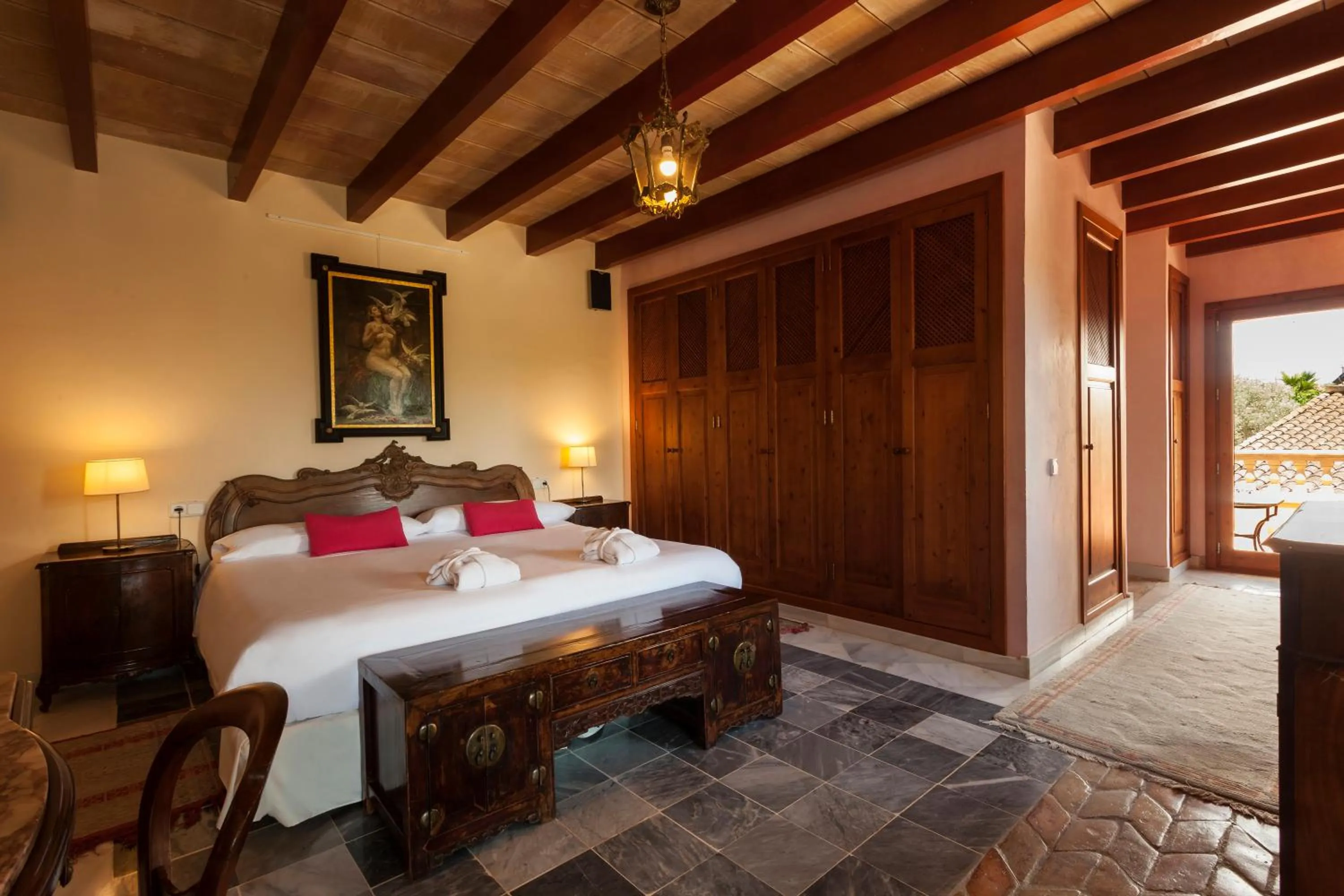 Bed in Es Revellar Art Resort - Adults Only