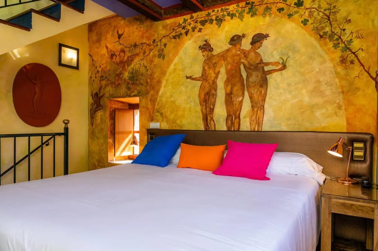 Bed in Es Revellar Art Resort - Adults Only