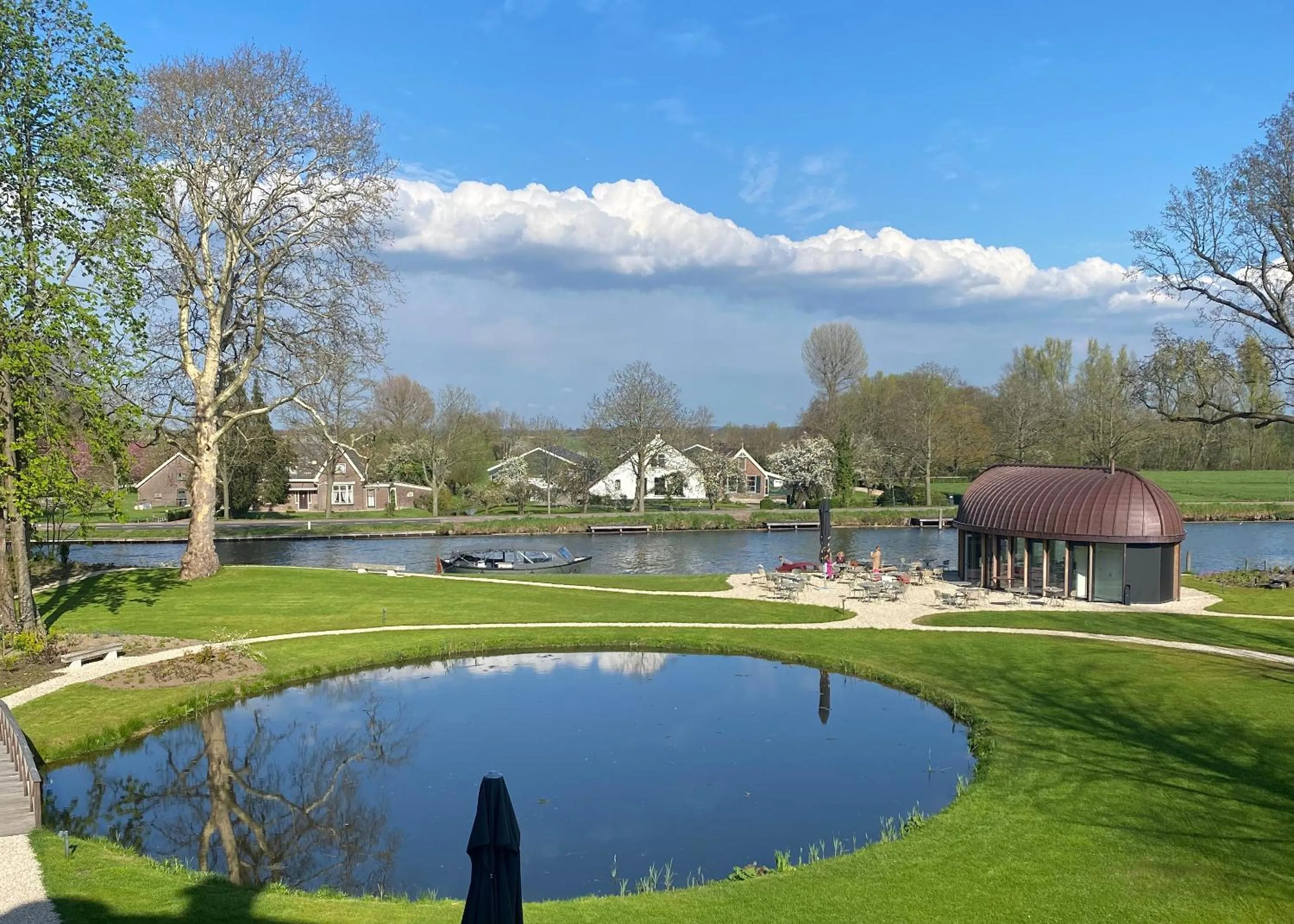 Garden in Hotel Flora Batava