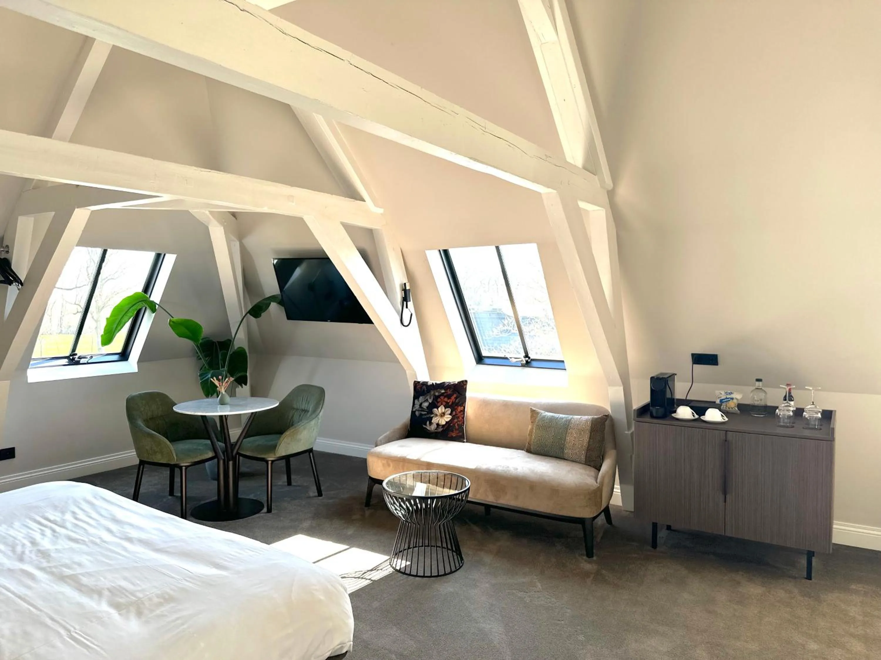 TV and multimedia, Bed in Hotel Flora Batava