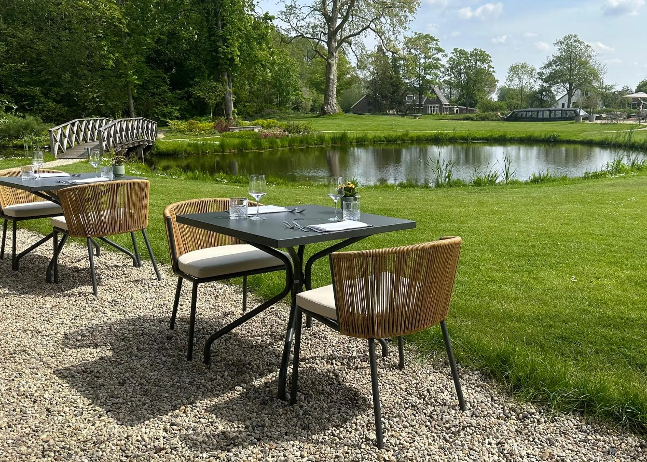 Garden in Hotel Flora Batava