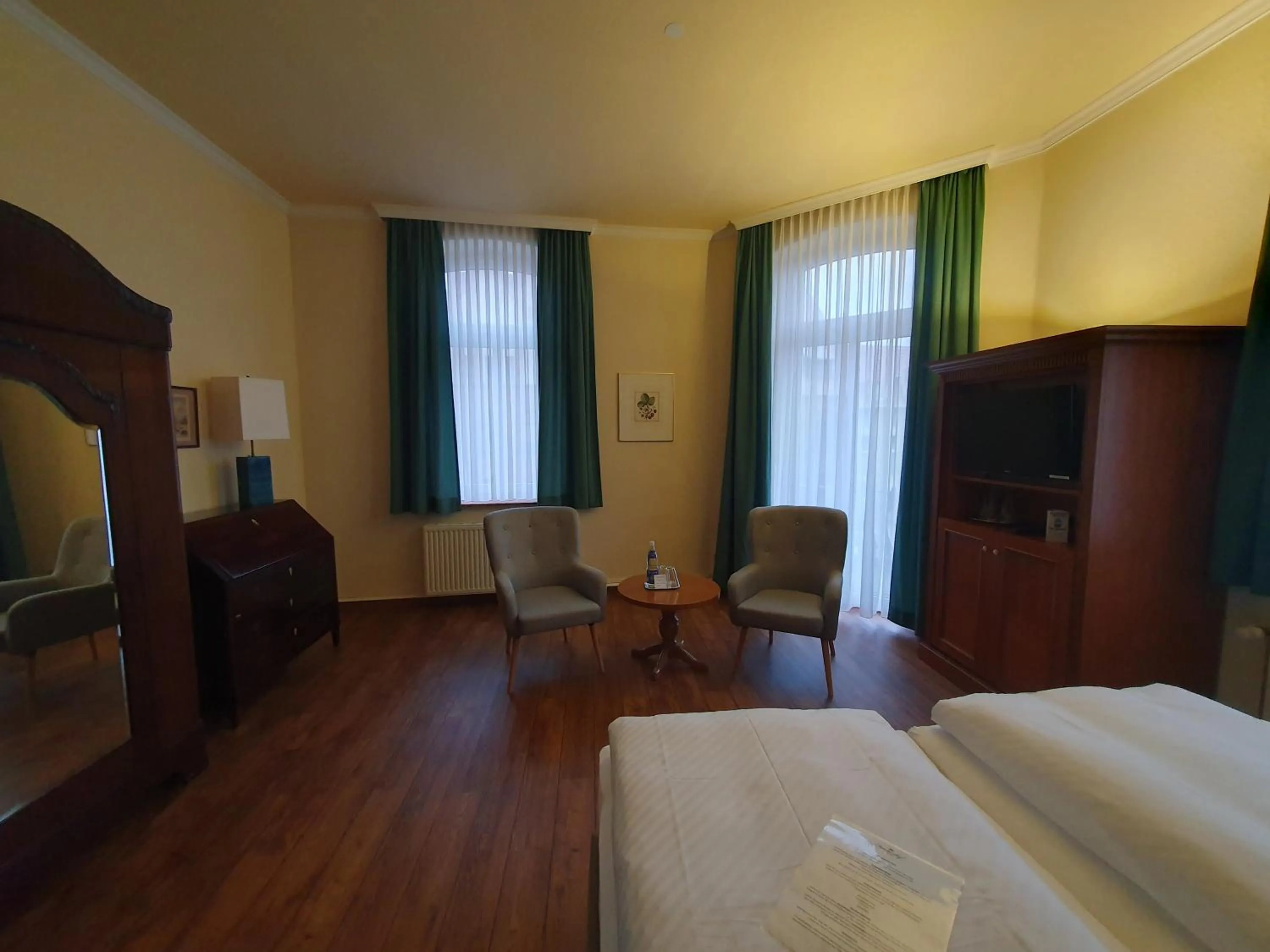 Bed in Hotel Fürstenhof