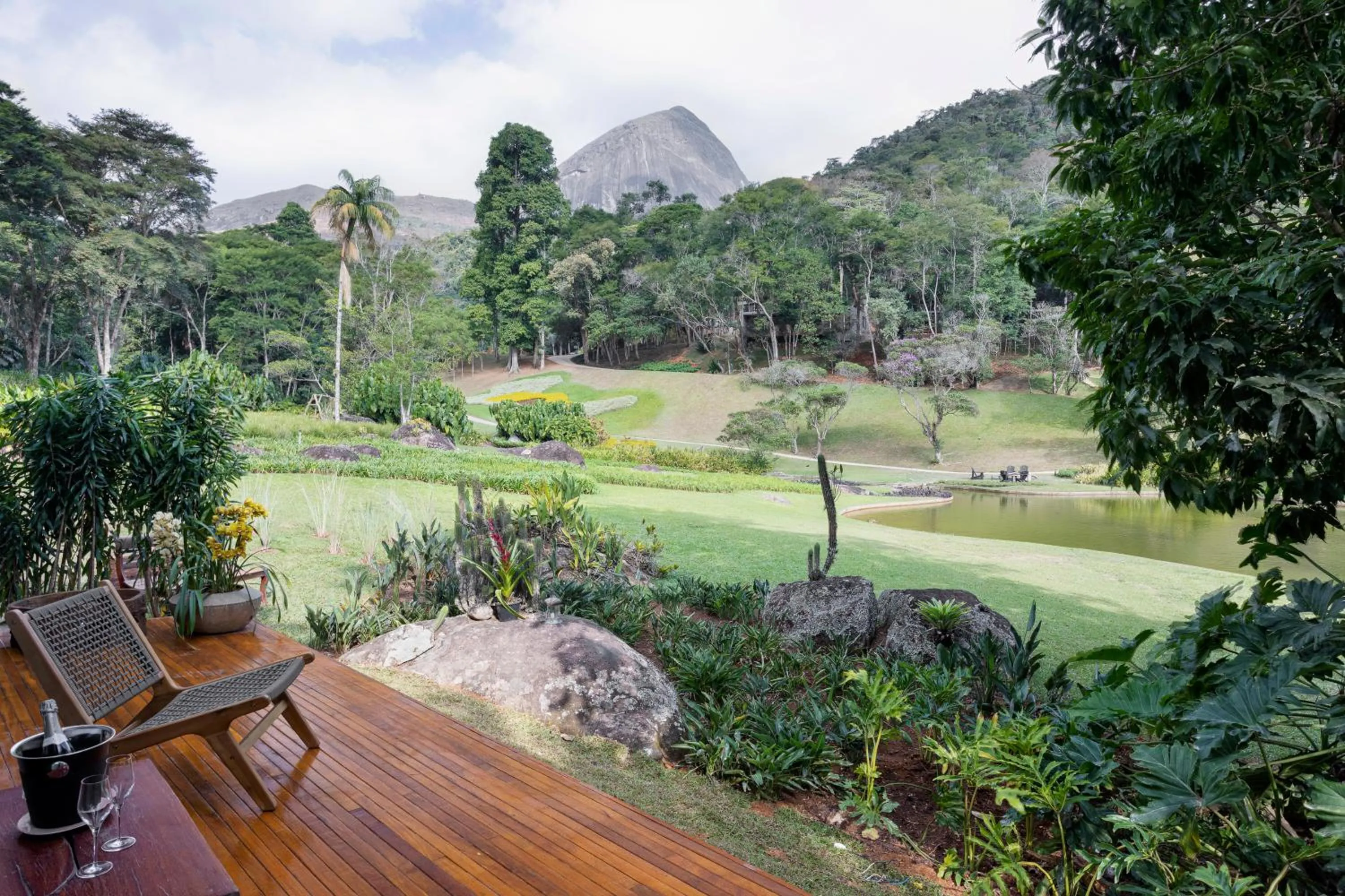 Garden view in Casa Marambaia Hotel