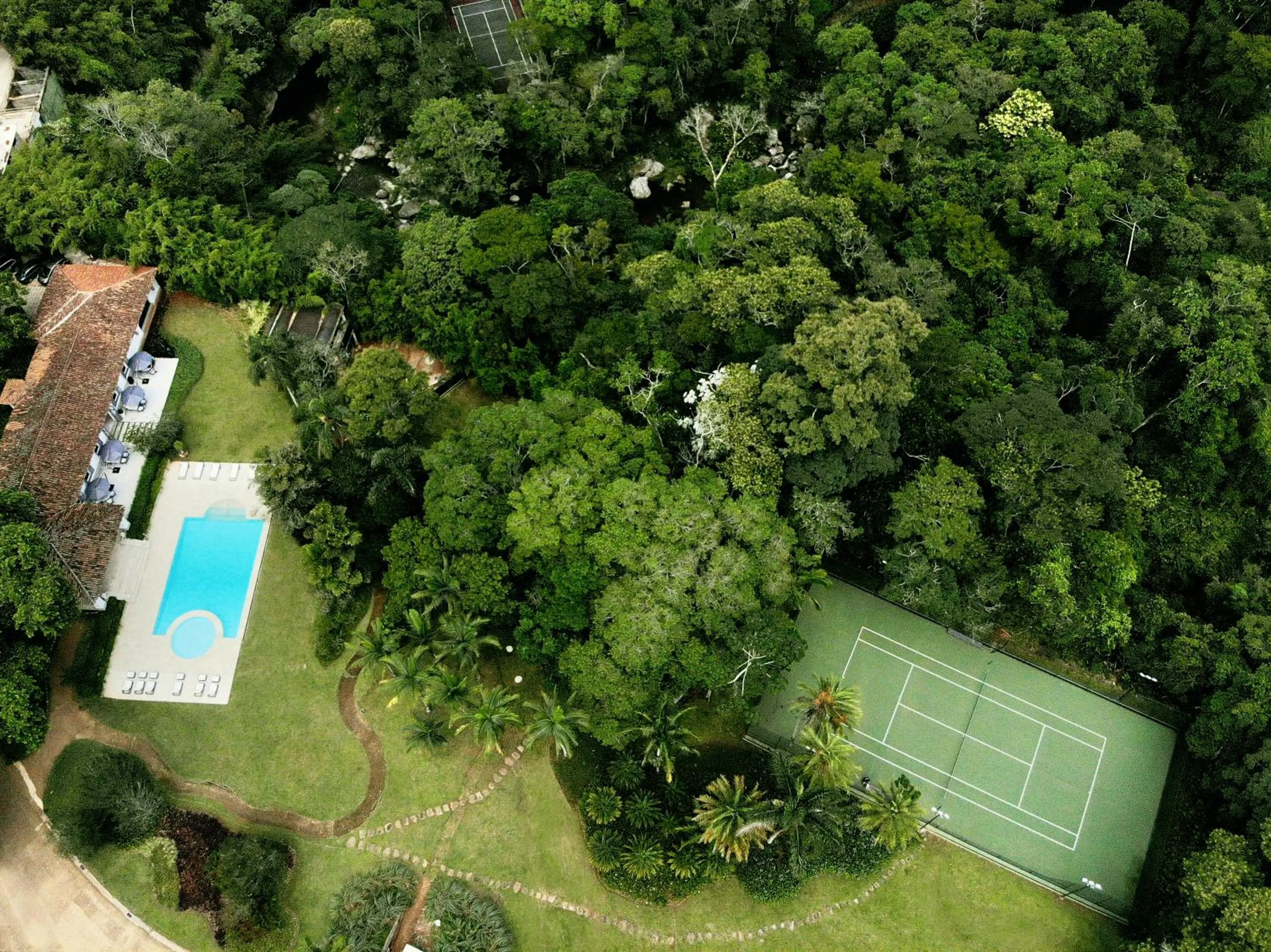 Bird's eye view in Casa Marambaia Hotel