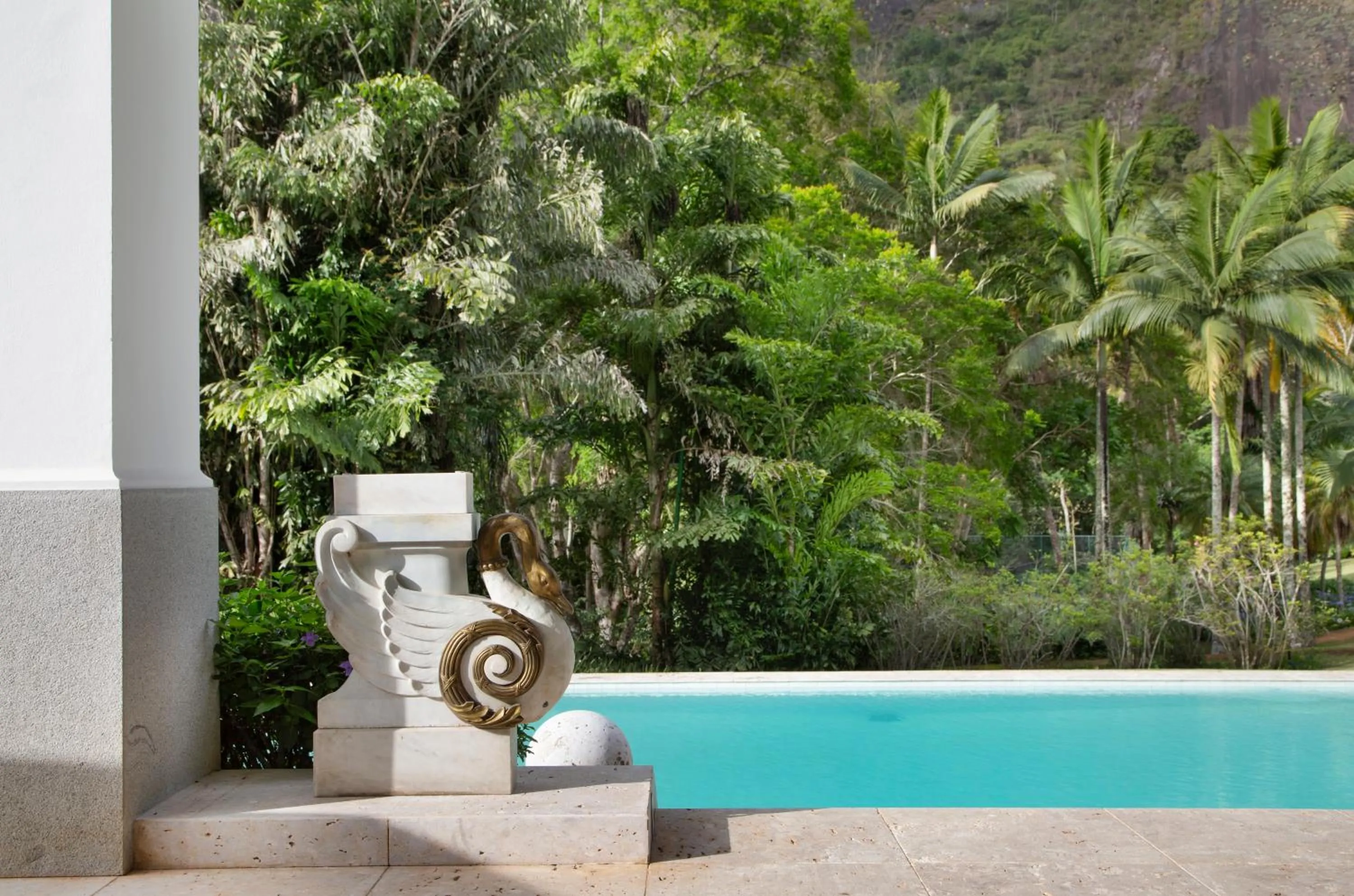 Pool view in Casa Marambaia Hotel