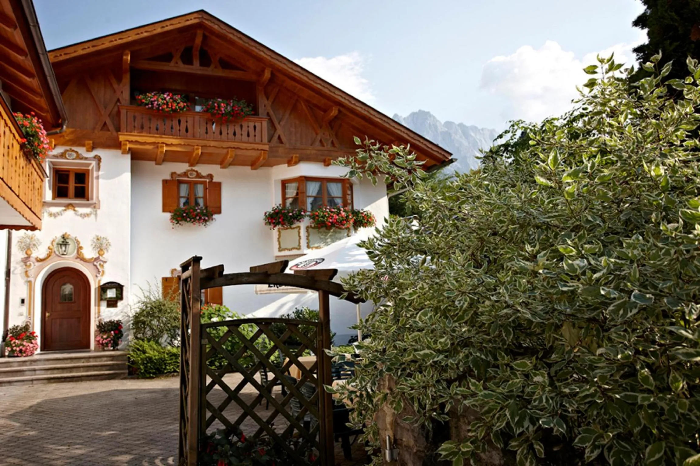 Property building in Hotel Alpspitz B&B