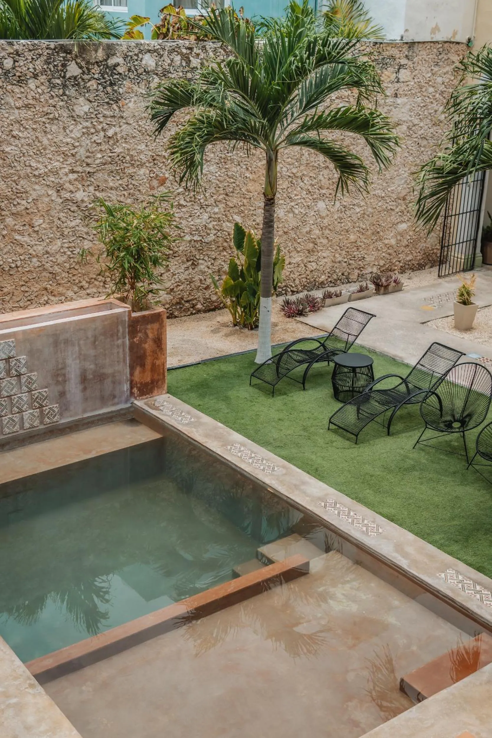 Pool view in Hotel Boutique La Casona by Kavia