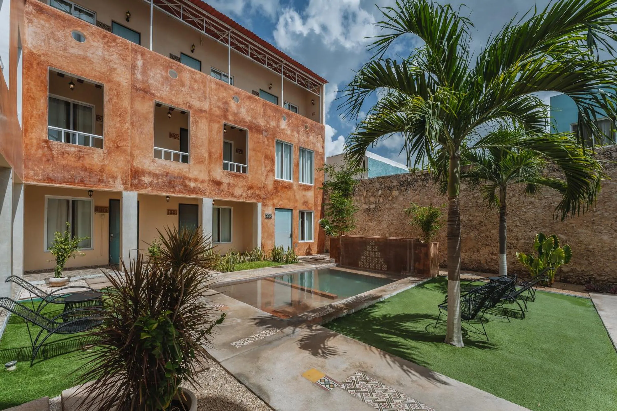Pool view in Hotel Boutique La Casona by Kavia
