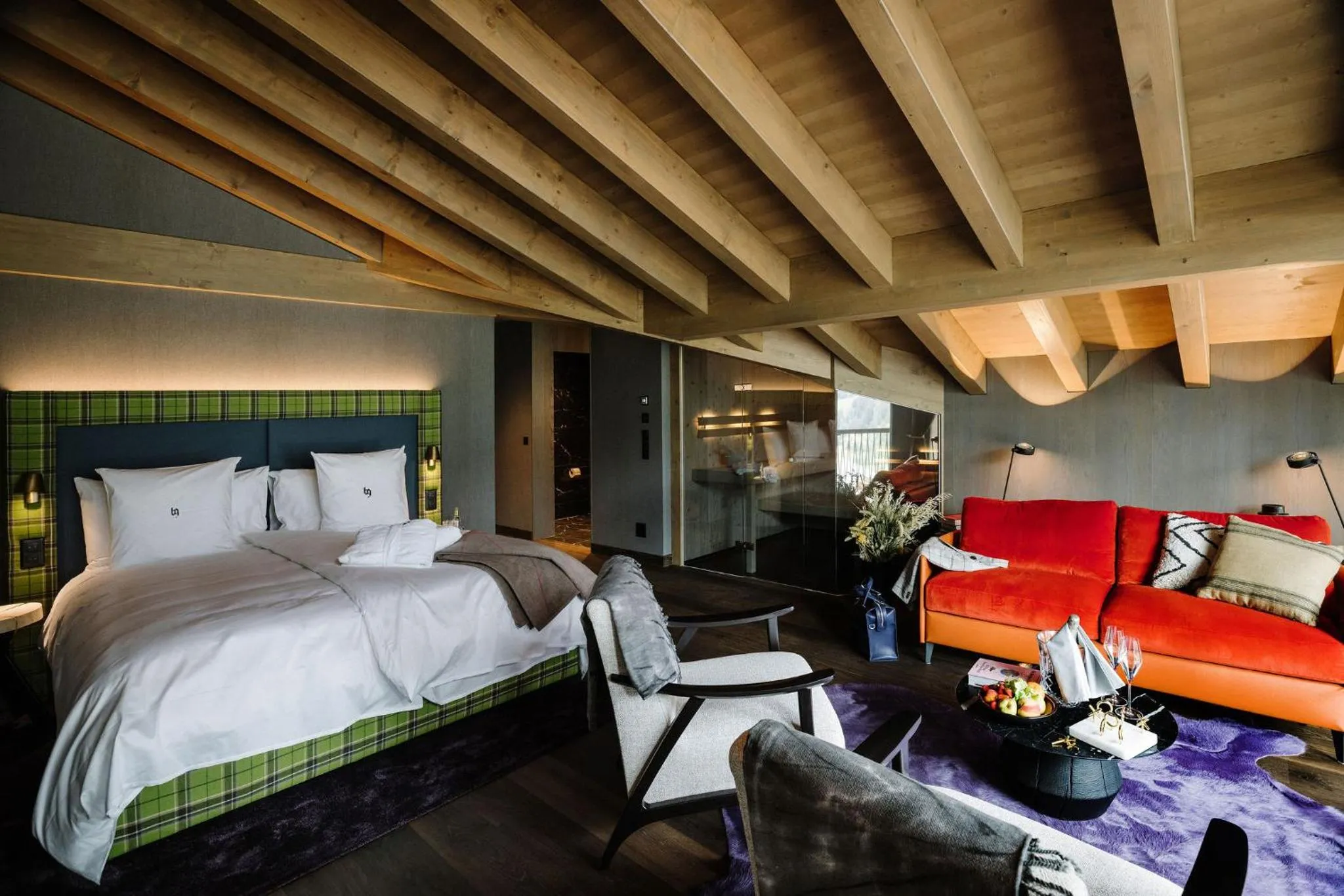Photo of the whole room, Bed in Bergwelt Grindelwald - Alpine Design Resort