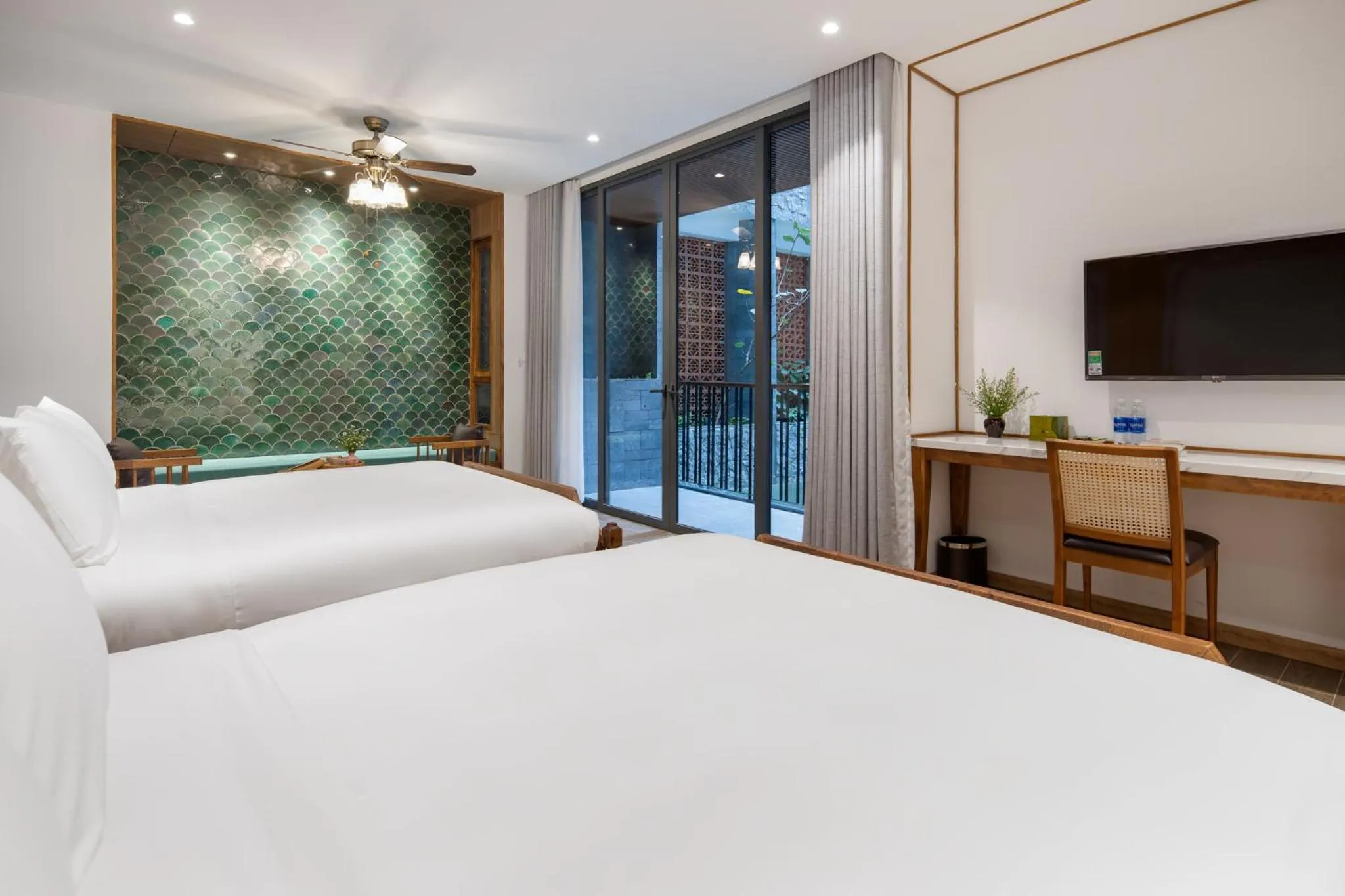 Bathroom, Bed in VernalHome Boutique Danang