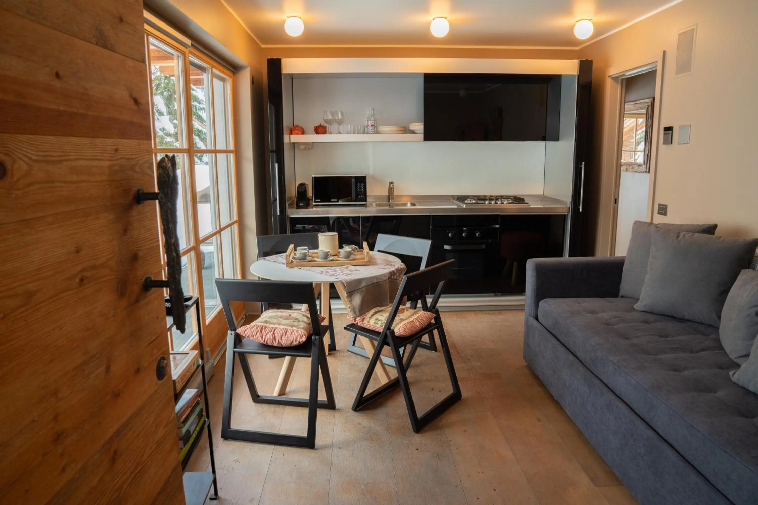 Kitchen or kitchenette in Chalet Corvara